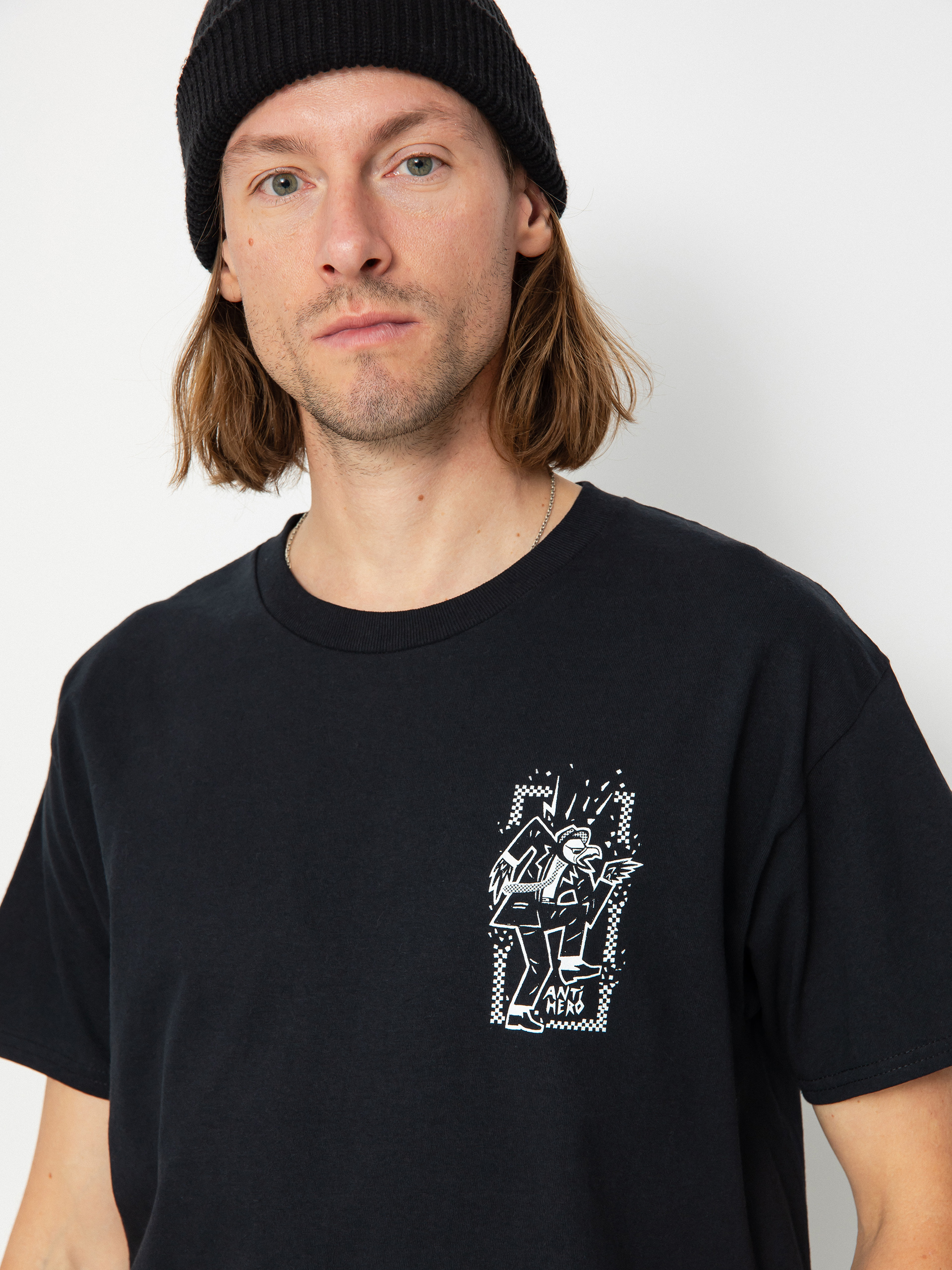 Tričko Antihero Rude Bwoy (black/white)