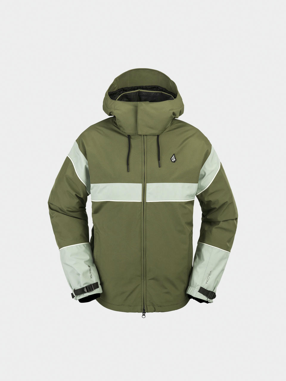 Dámska Snowboardová bunda Volcom Melancon Gore Tex (military)