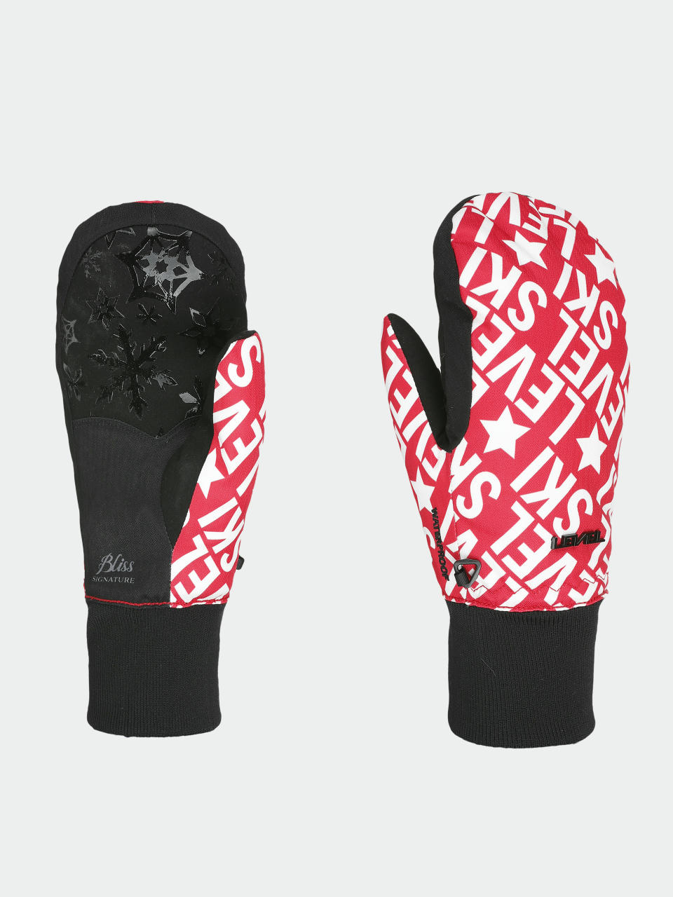 Rukavice Level Coral Mitt Wmn (white/red)