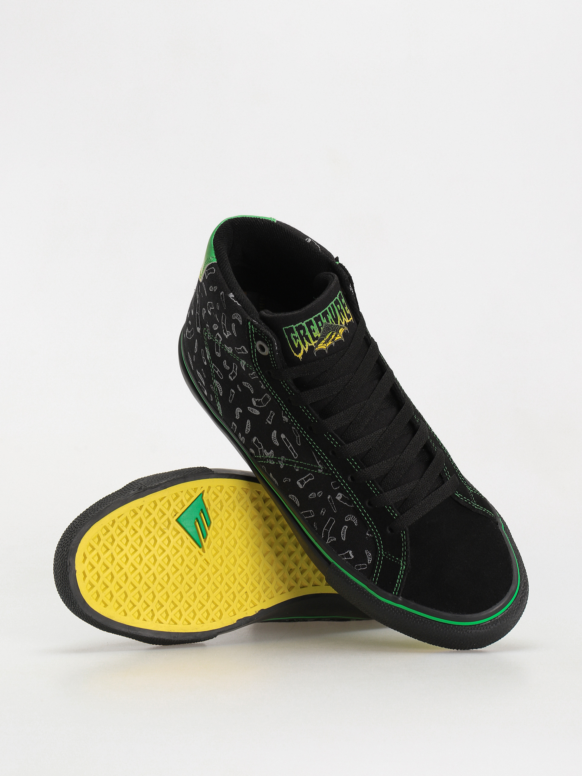 Topánky Emerica Omen Hi X Creature (black/black)