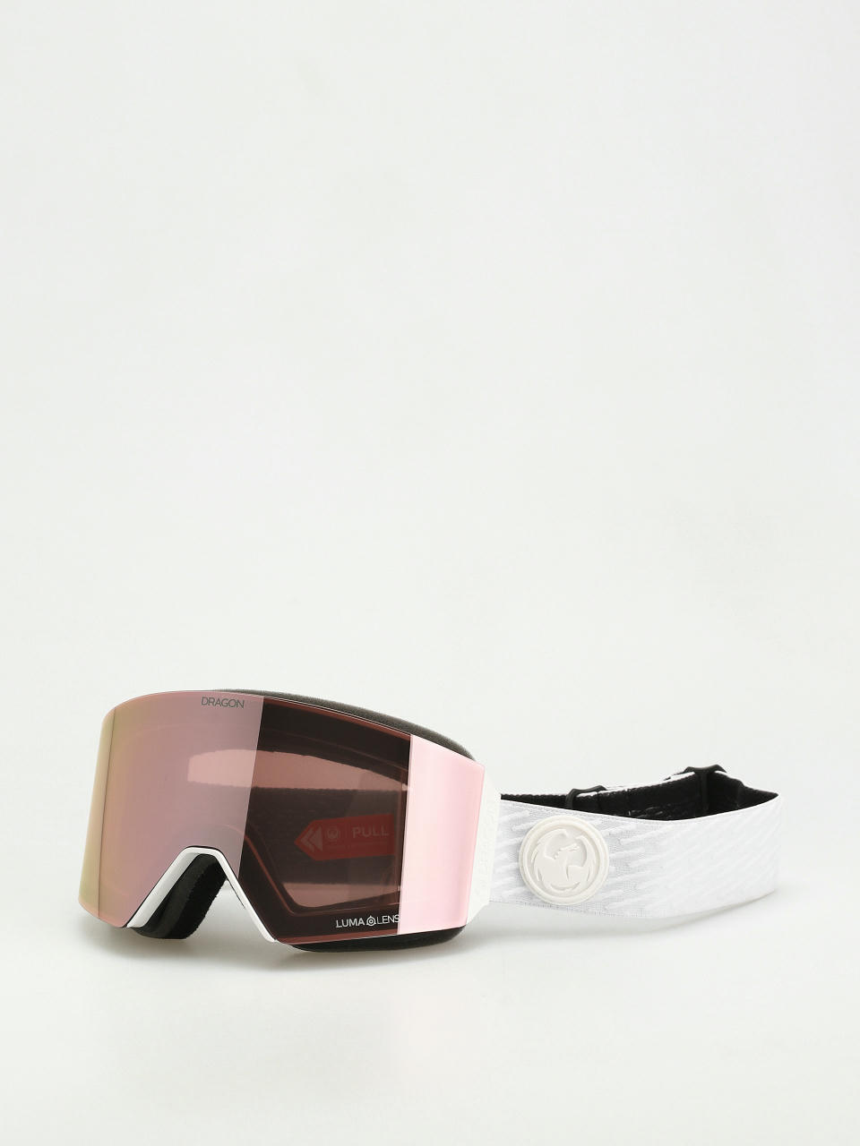 Snowboardové okuliare Dragon RVX MAG OTG (alpina/lumalens rose gold ion/lumalens amber)