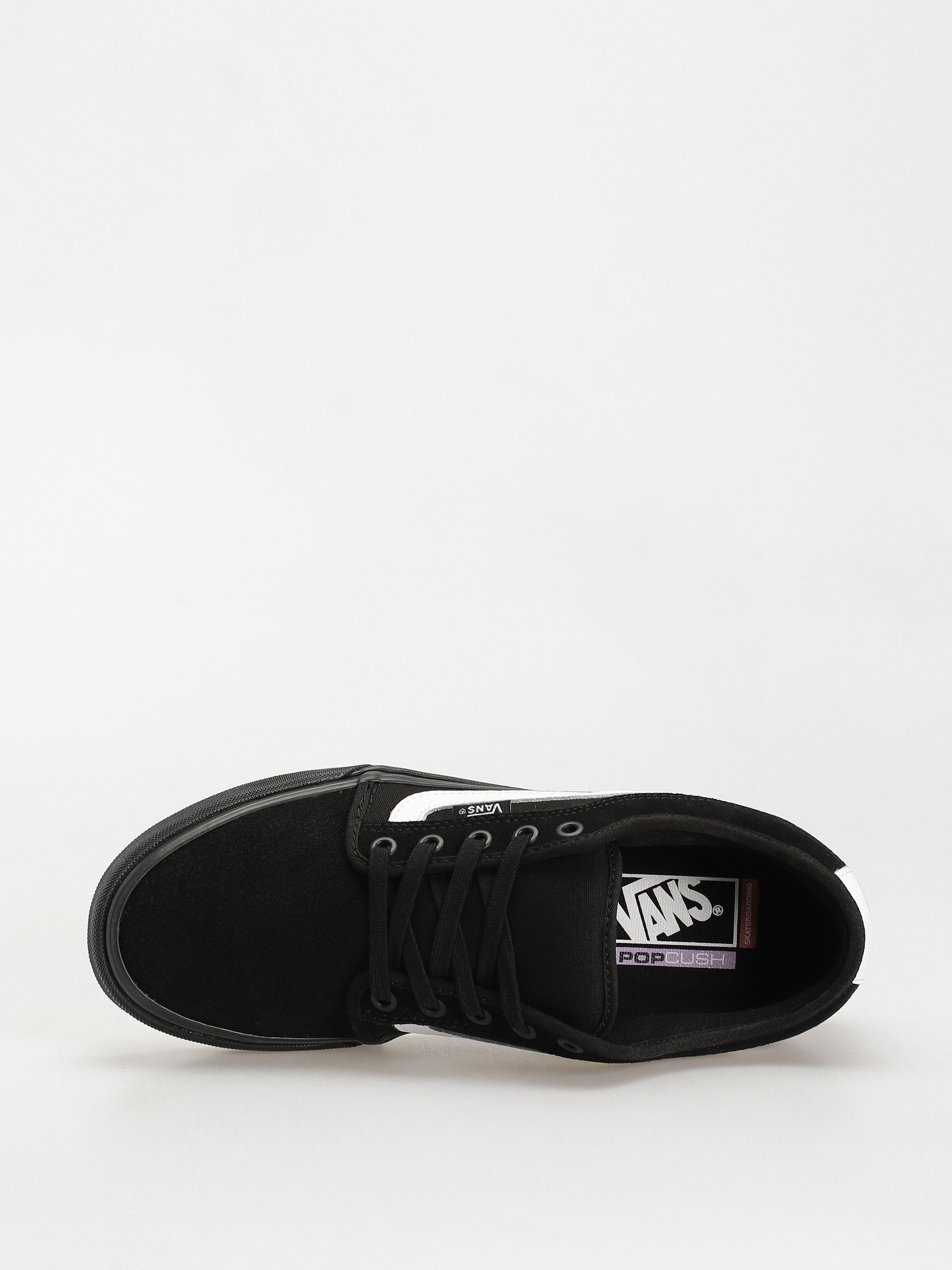 Topánky Vans Chukka Low Sidestripe (black/black/white)