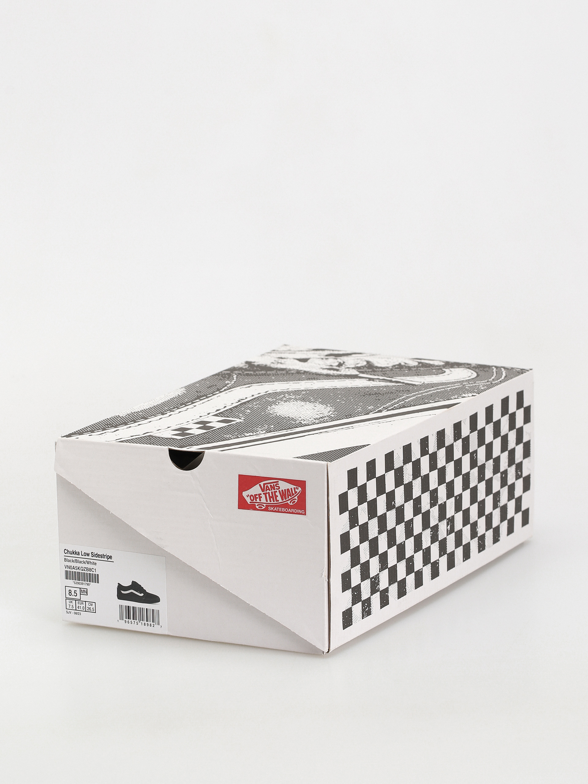 Topánky Vans Chukka Low Sidestripe (black/black/white)