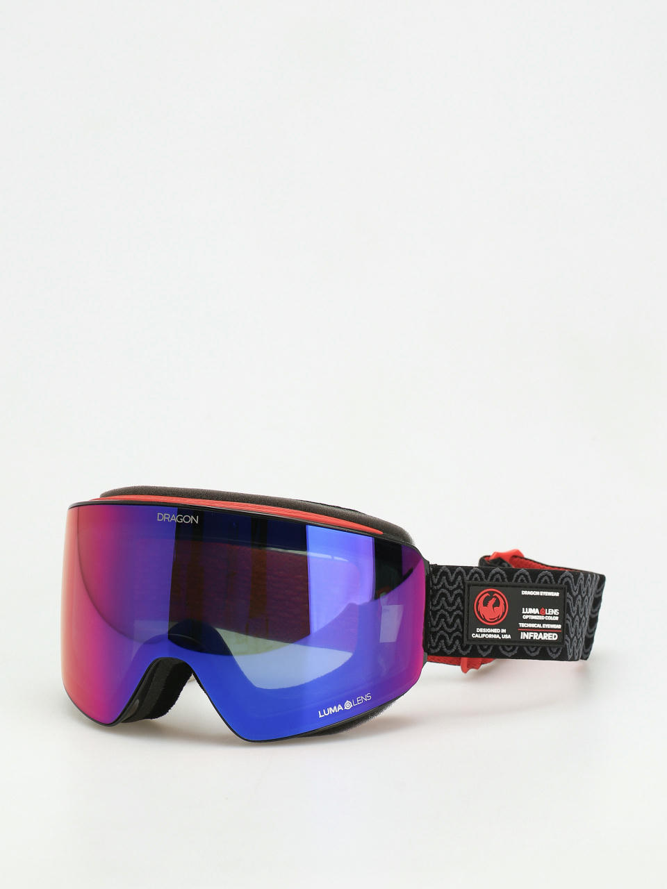 Snowboardové okuliare Dragon PXV (obsidian/lumalens solace ir/lumalens violet)