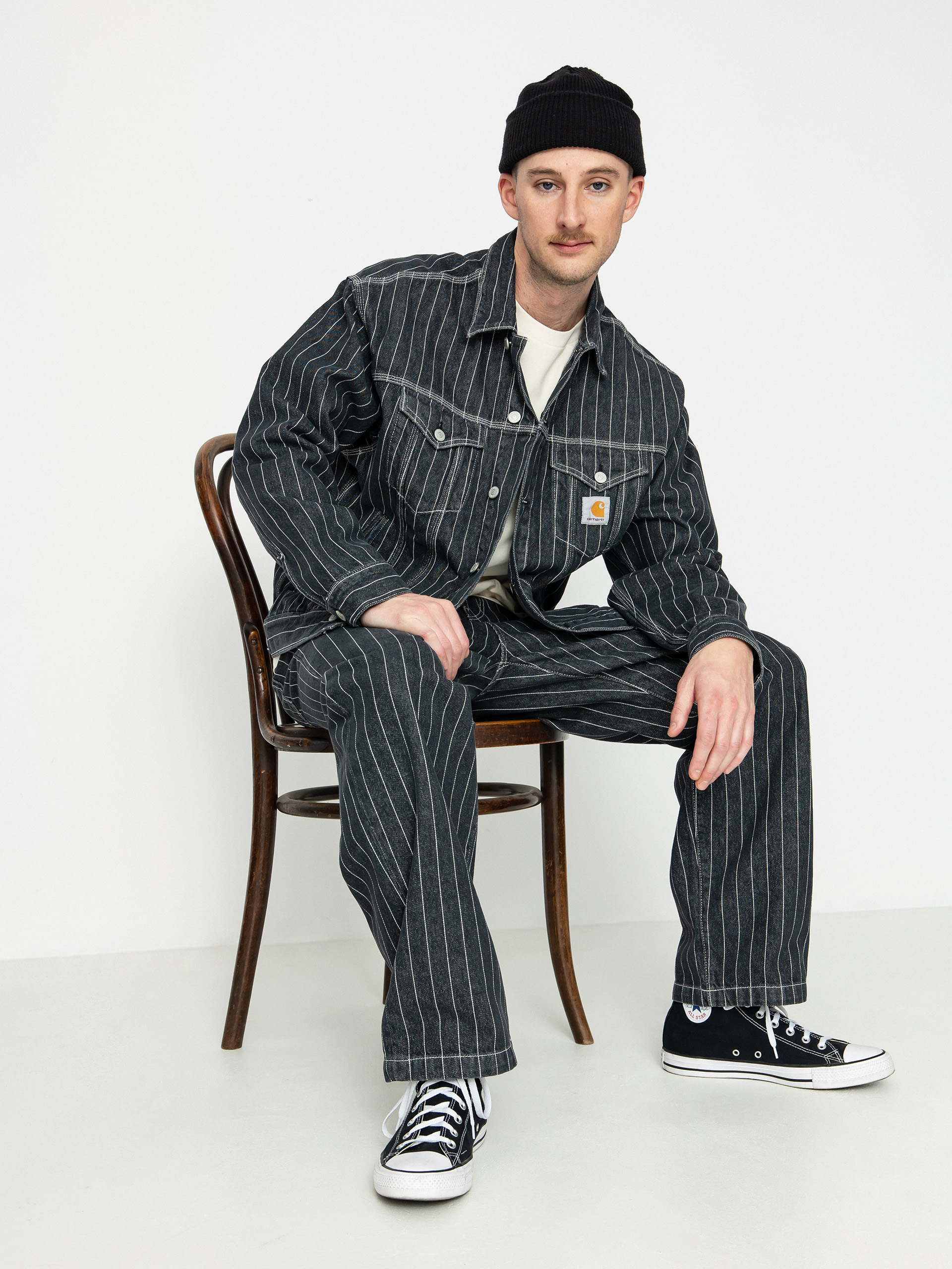 Bunda Carhartt WIP Orlean (orlean stripe/black/white)