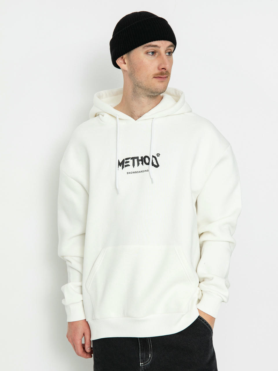 Mikina s kapucňou Method Snowboarding HD (off white)