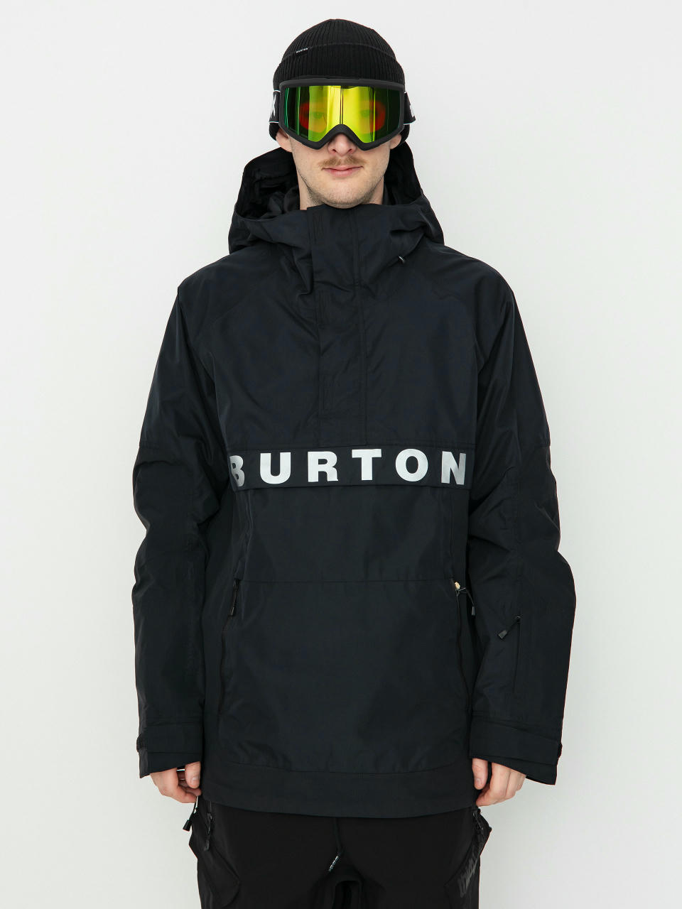 Pánska Snowboardová bunda Burton Frostner 2L Anorak (true black)