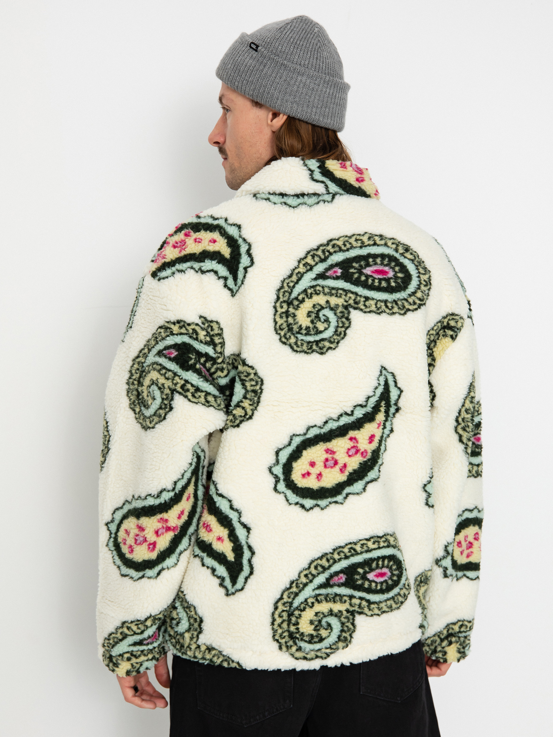 Bunda OBEY Paisley Sherpa (unbleached multi)