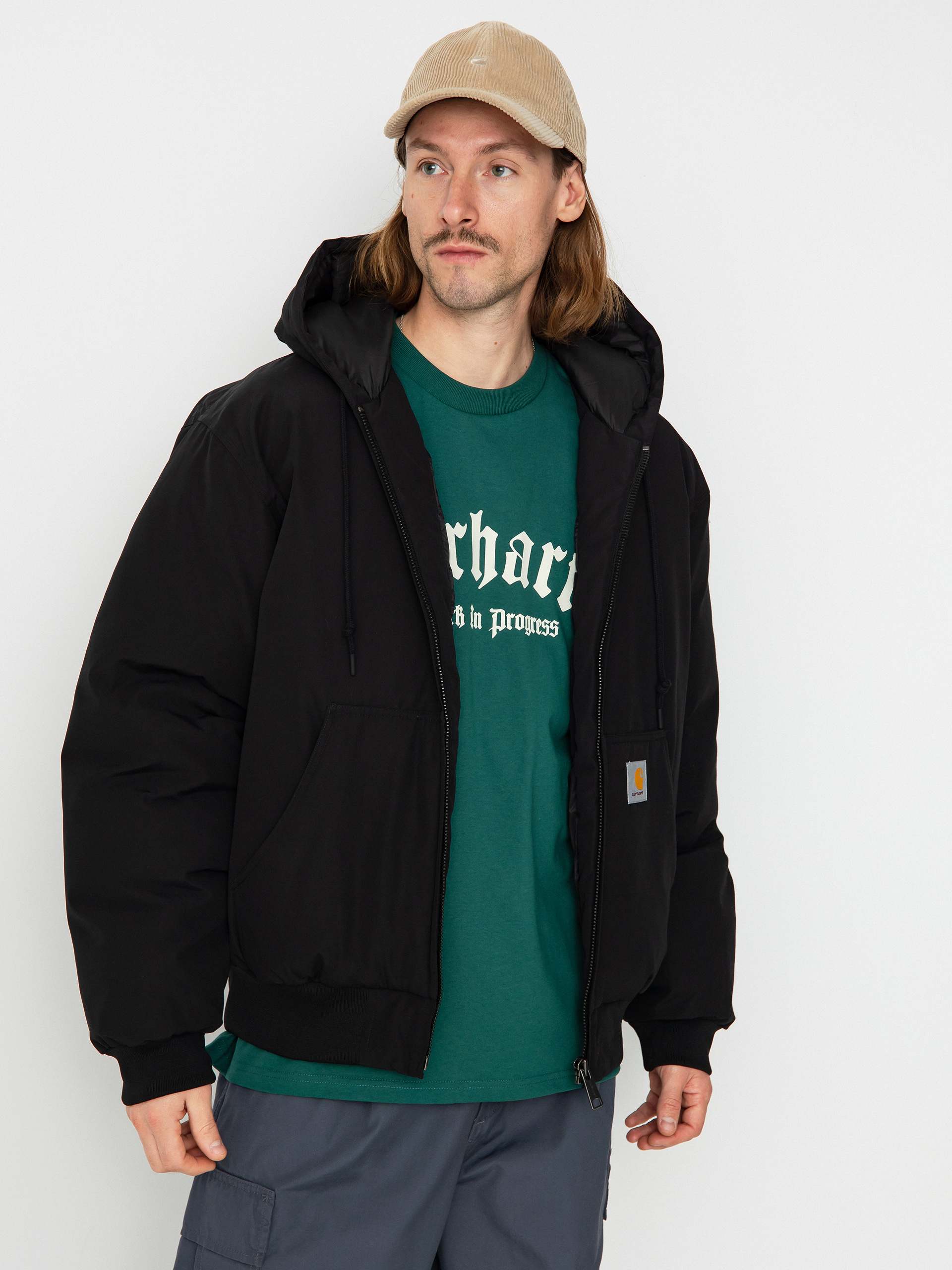 Bunda Carhartt WIP Active Cold (black)
