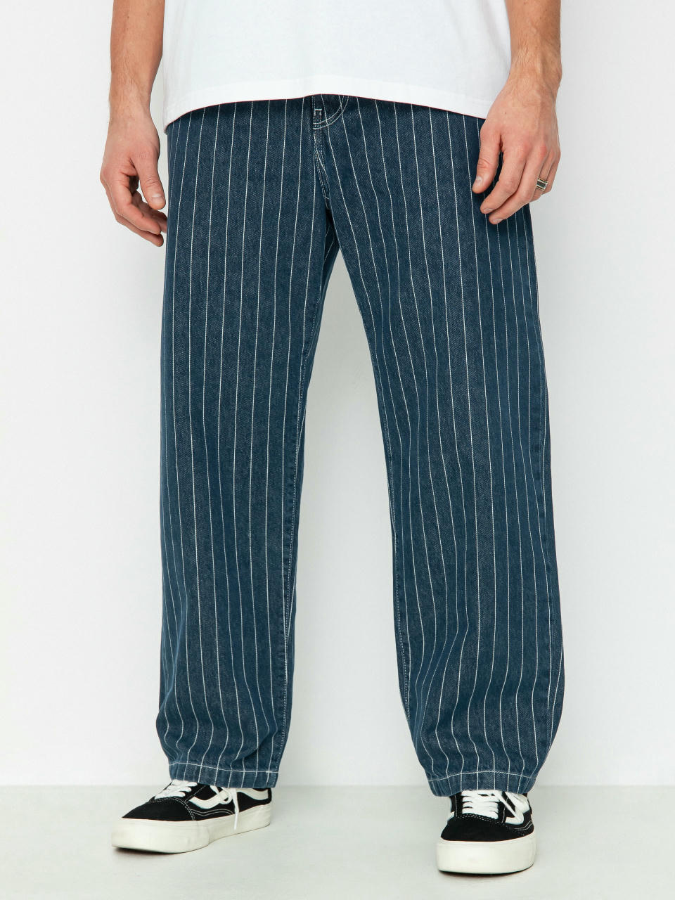 Nohavice Carhartt WIP Orlean (orlean stripe/blue/white)