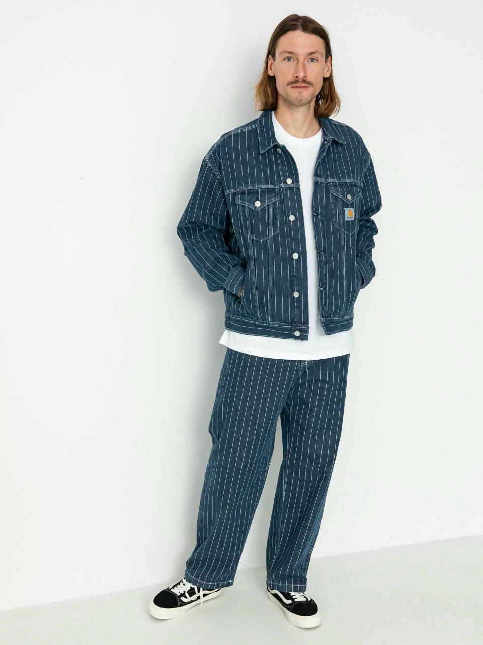 Bunda Carhartt WIP Orlean (orlean stripe/blue/white)