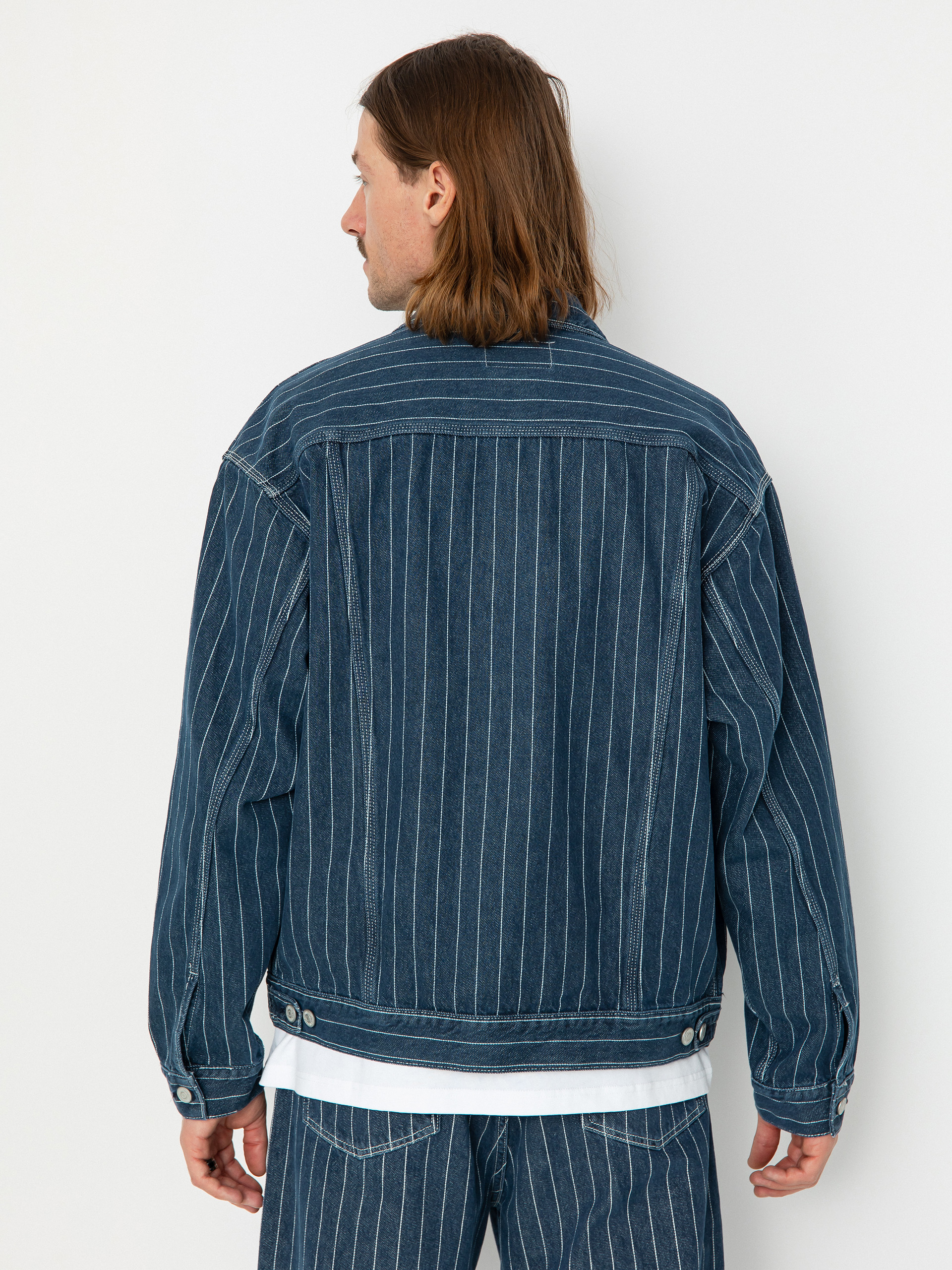Bunda Carhartt WIP Orlean (orlean stripe/blue/white)