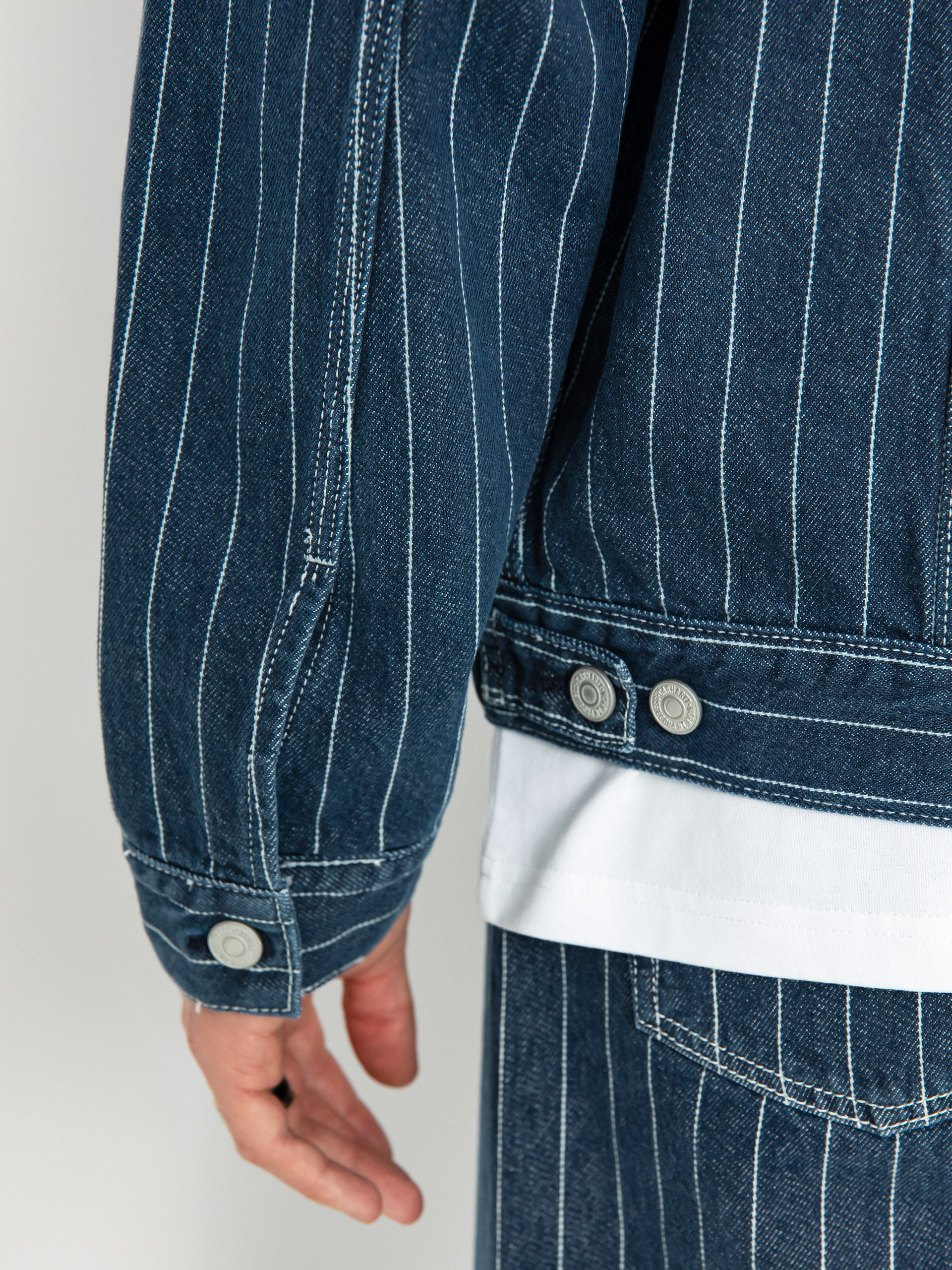 Bunda Carhartt WIP Orlean (orlean stripe/blue/white)