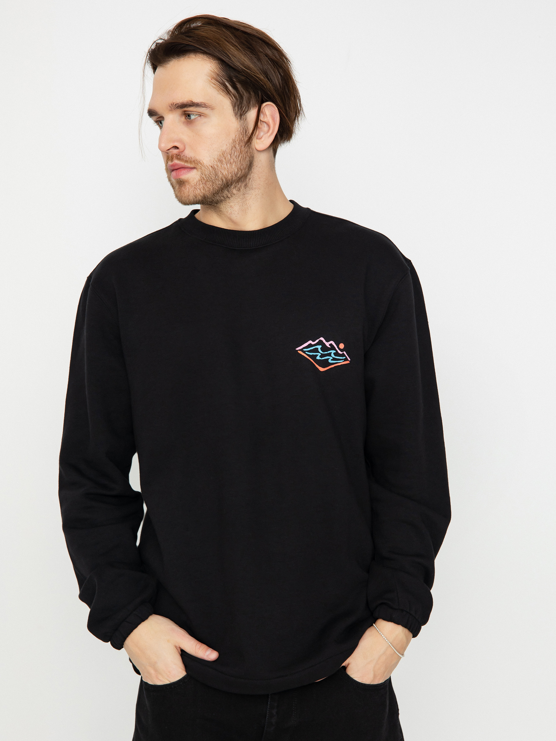 Mikina Billabong Compass Crew (black)