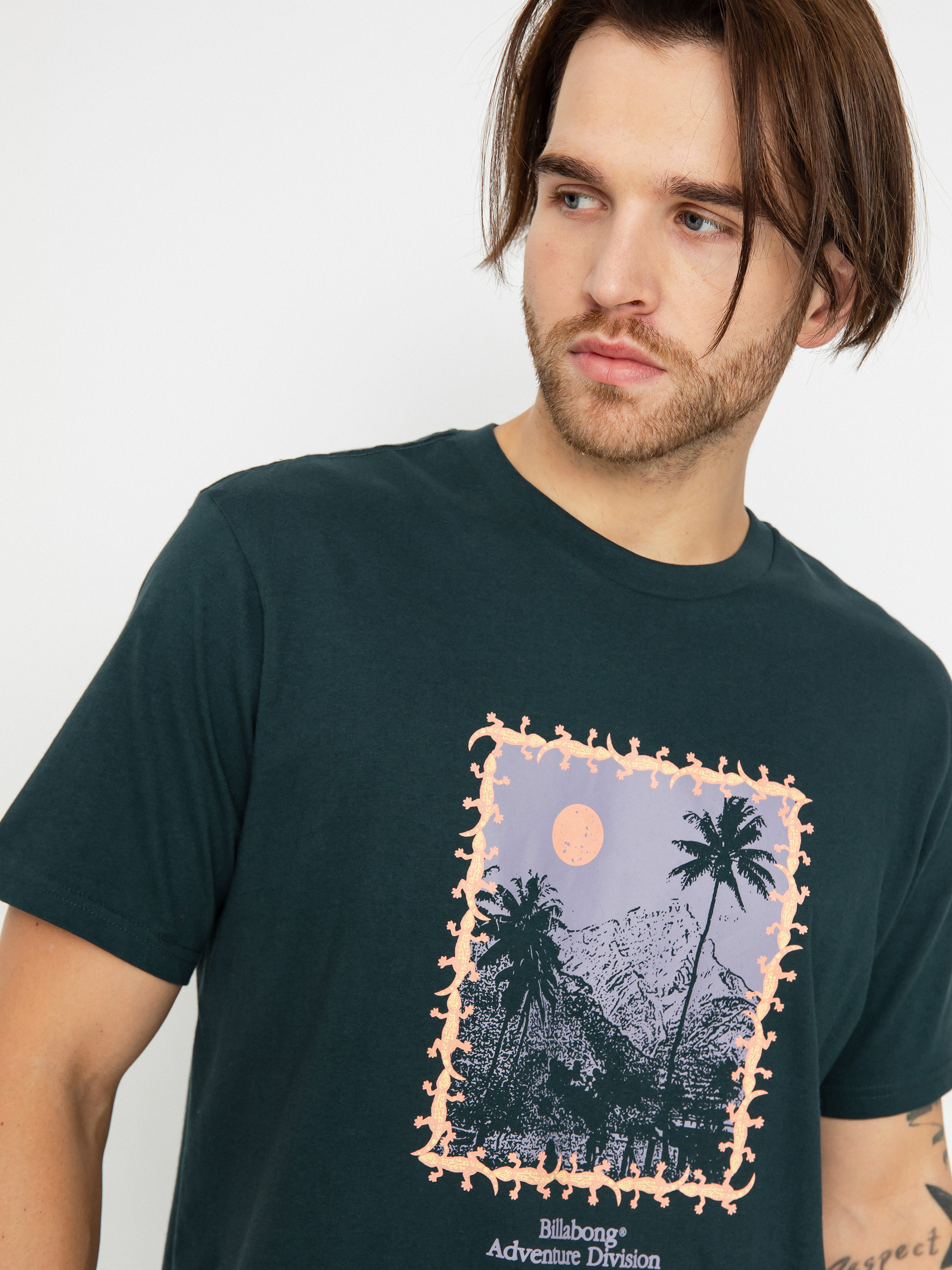 Tričko Billabong Palms (dark forest)