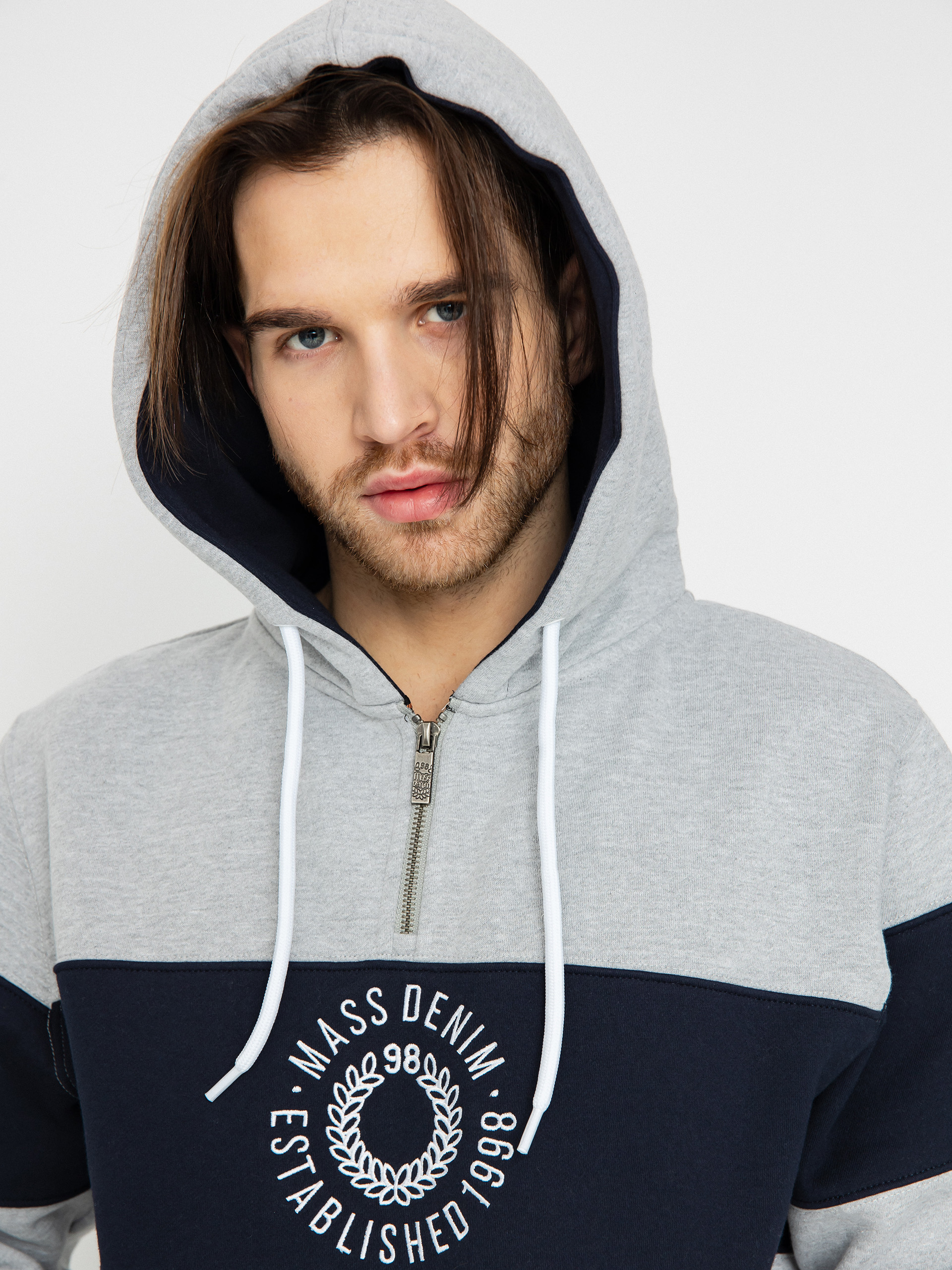 Mikina s kapucňou MassDnm Elementary HD (lt heather grey)