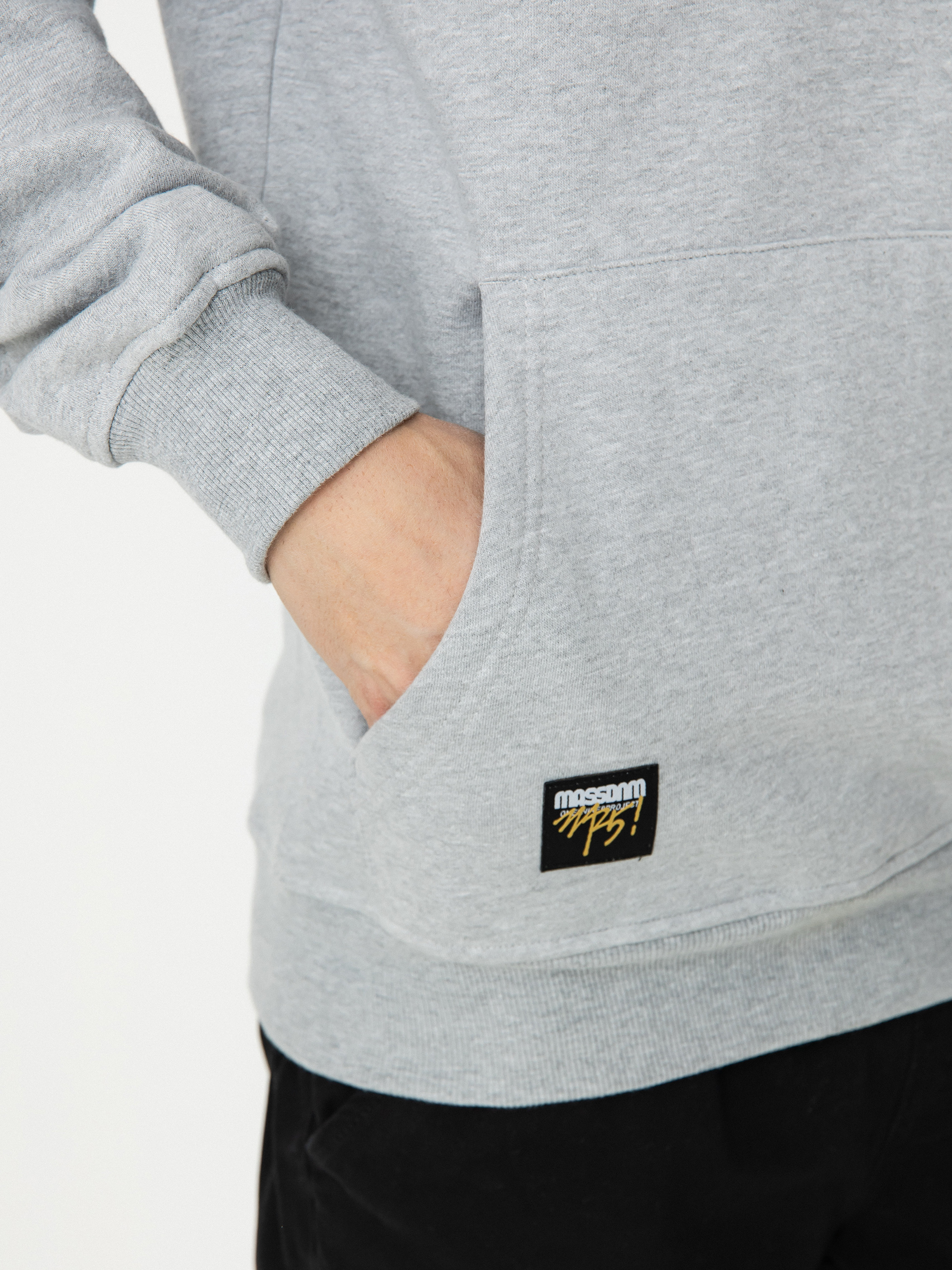 Mikina s kapucňou MassDnm Elementary HD (lt heather grey)