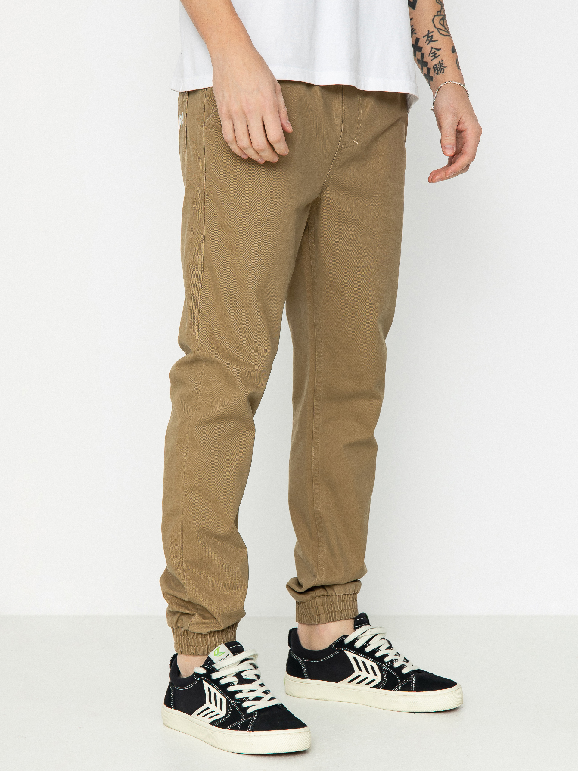 Nohavice MassDnm Signature Jogger (beige)