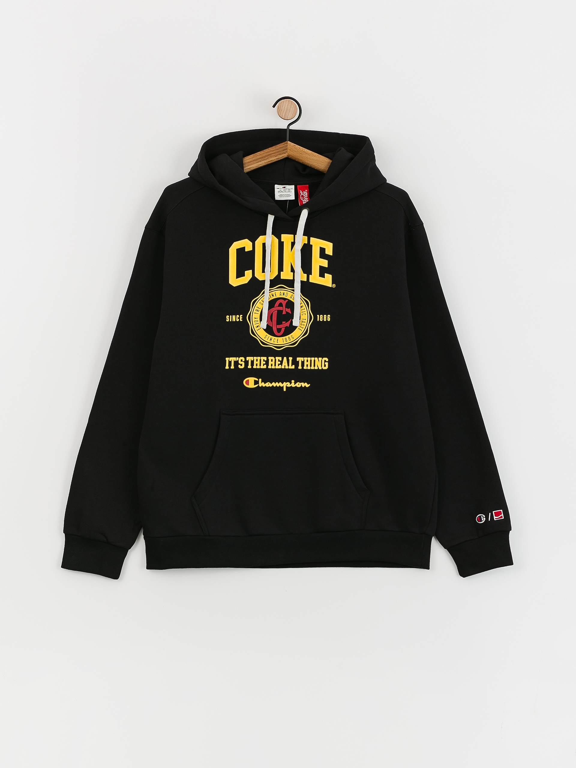 Mikina s kapucňou Champion X Coca Cola Hooded Sweatshirt 220180 (nbk)