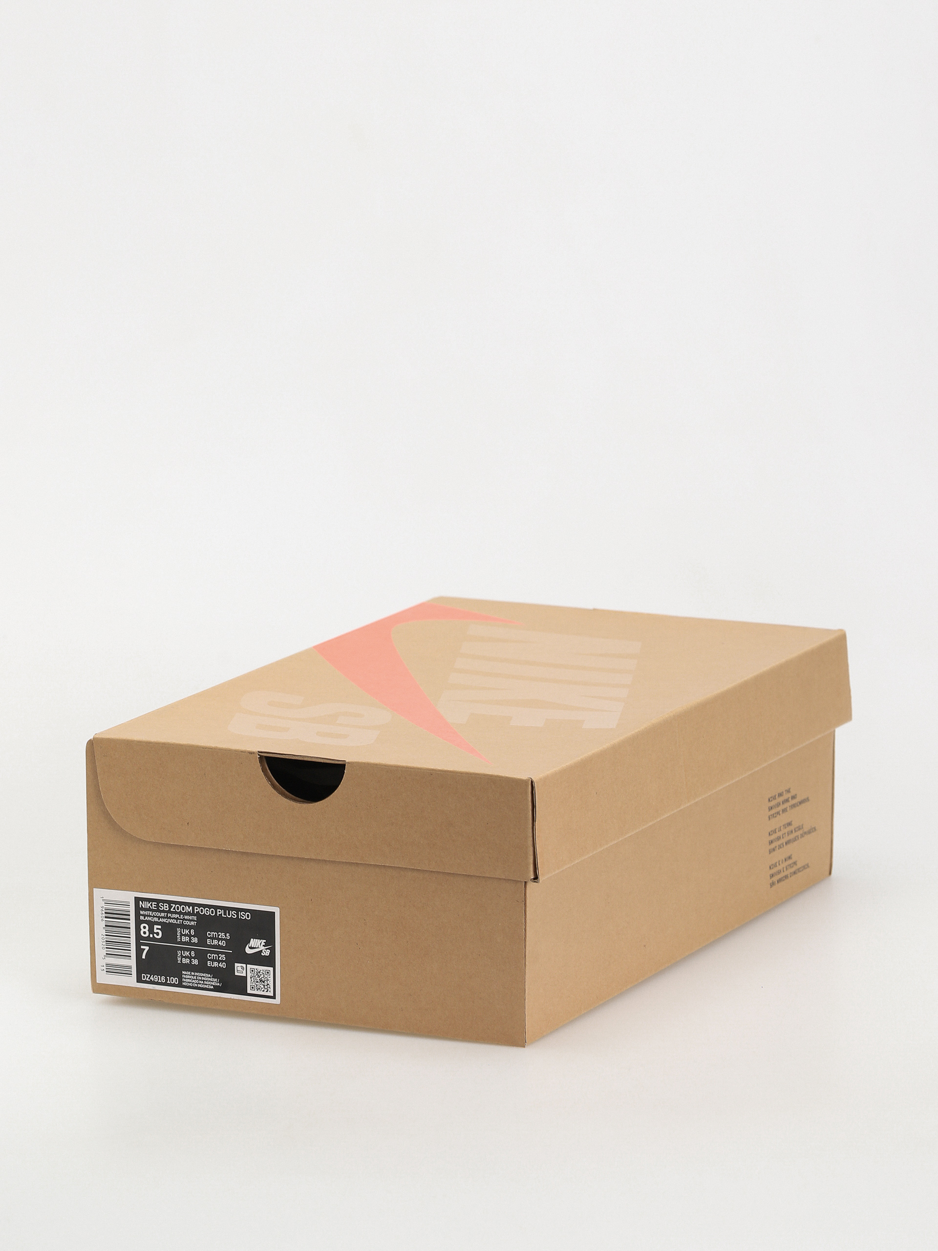 Topánky Nike SB Zoom Pogo Plus (white/court purple white gum light brown)