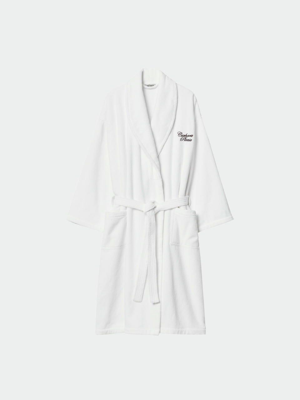 Akcesoria Carhartt WIP Szlafrok Please Bathrobe (white/bordeaux)