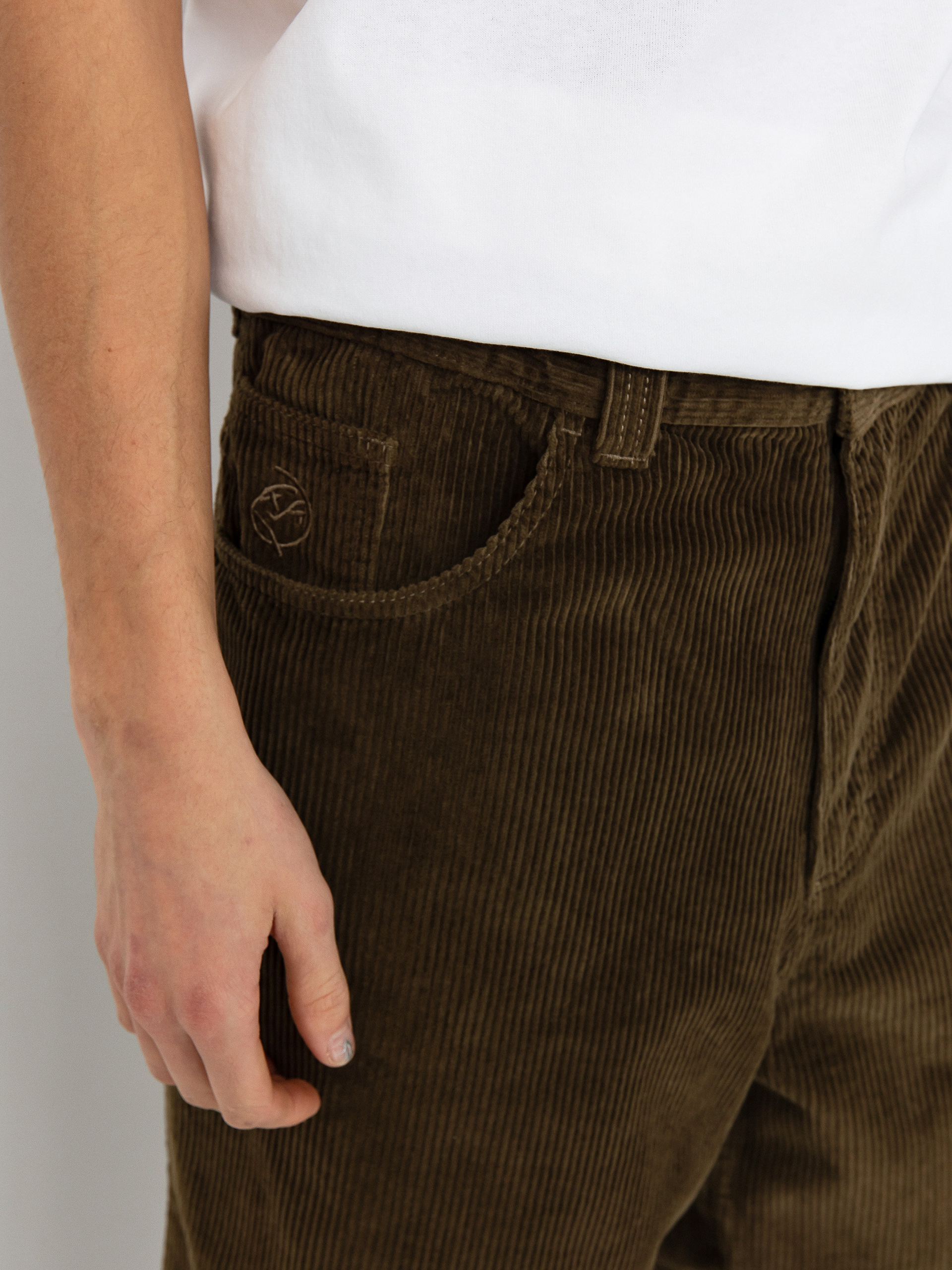 Nohavice Polar Skate Big Boy Cords (beech)