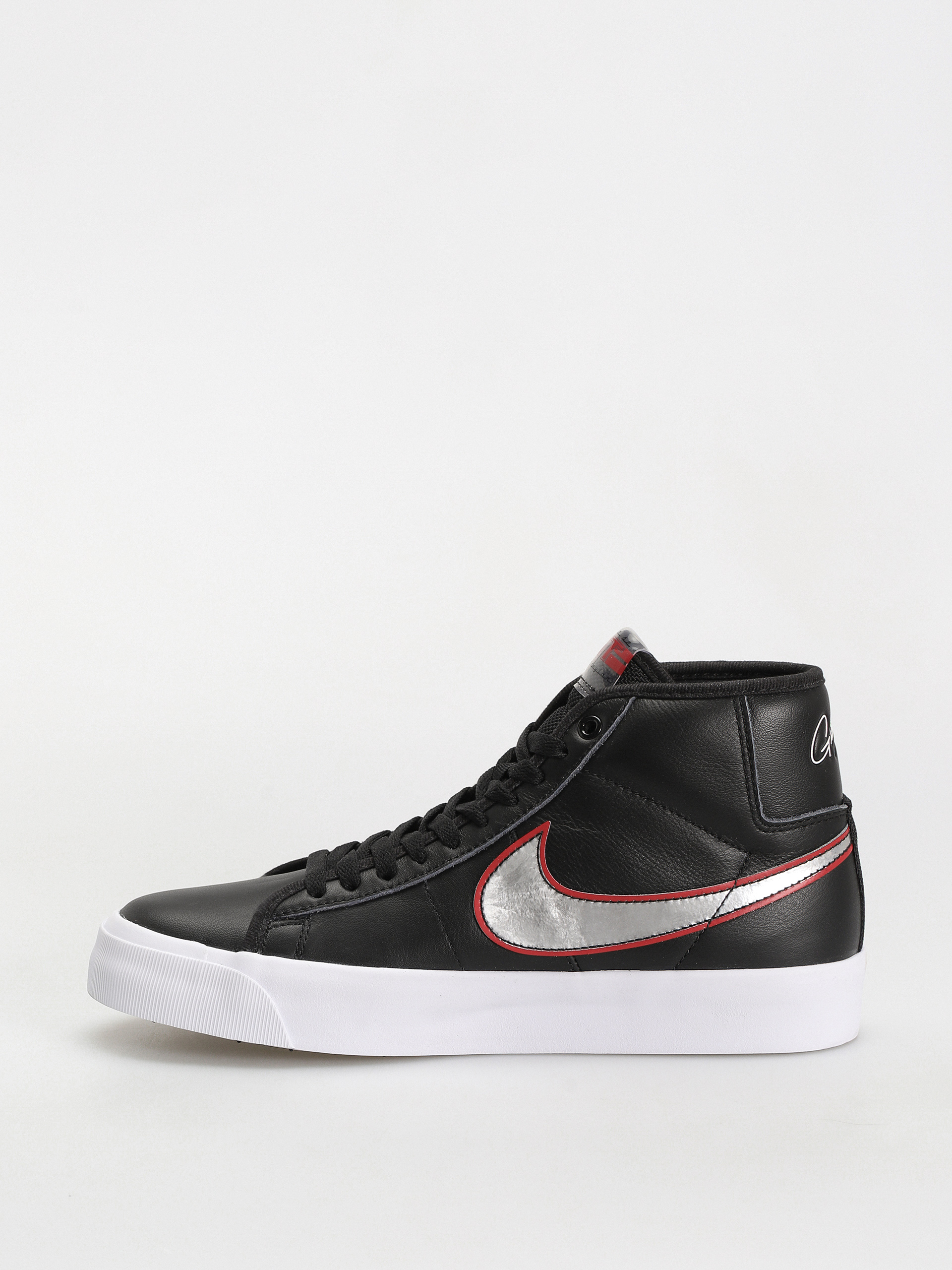 Topánky Nike SB Zoom Blazer Mid Pro GT (black/metallic silver university red)