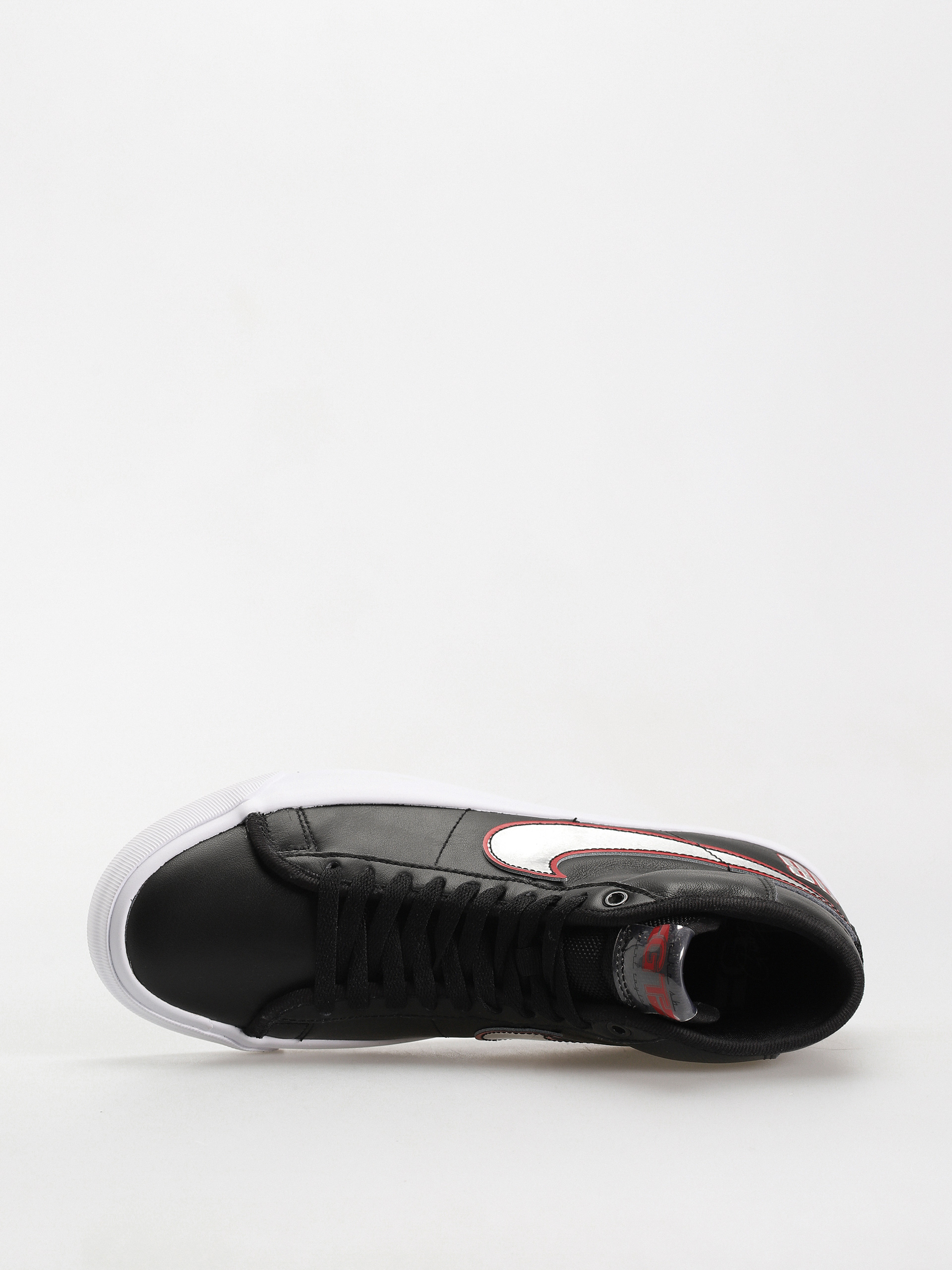 Topánky Nike SB Zoom Blazer Mid Pro GT (black/metallic silver university red)