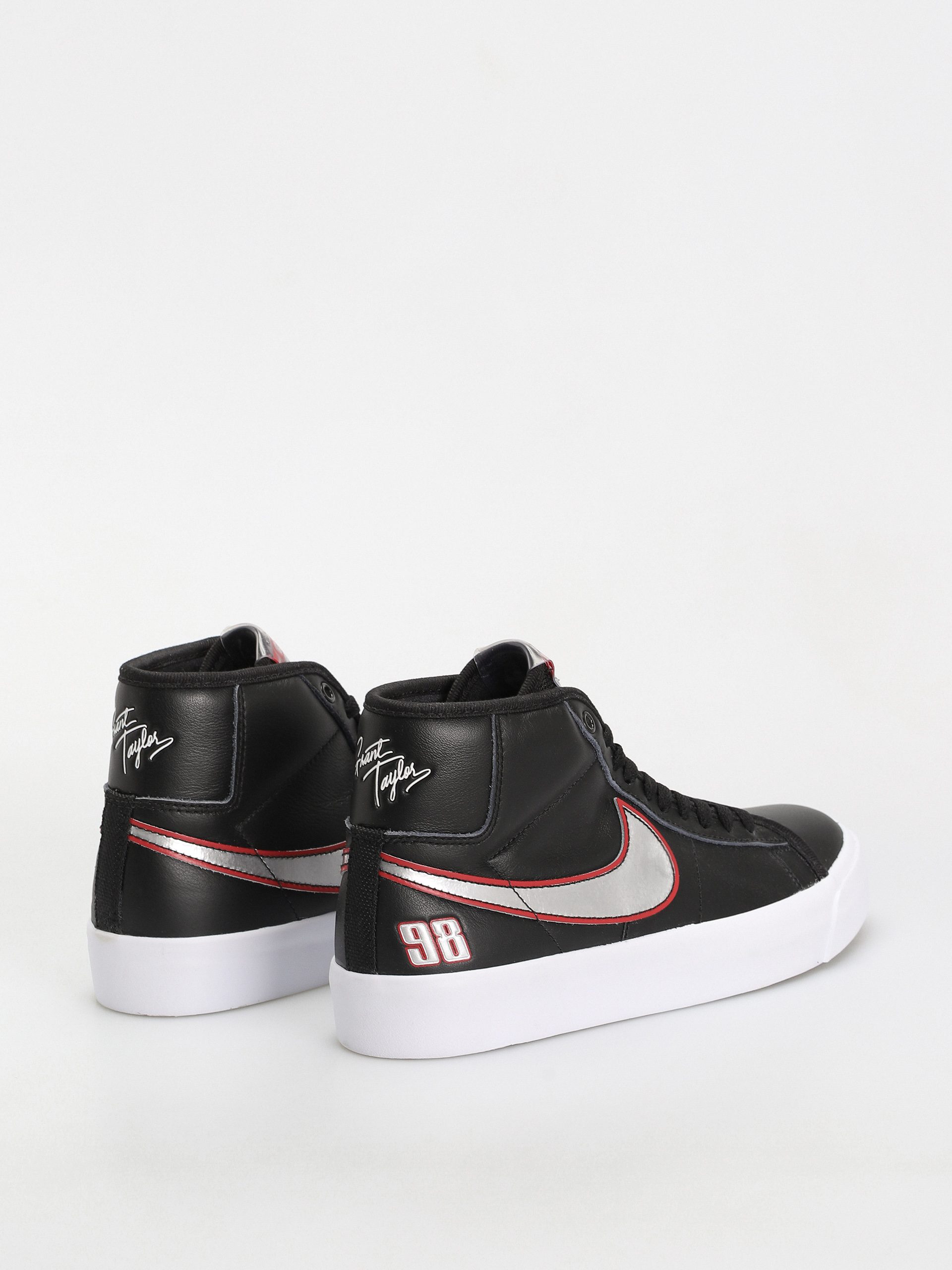 Topánky Nike SB Zoom Blazer Mid Pro GT (black/metallic silver university red)
