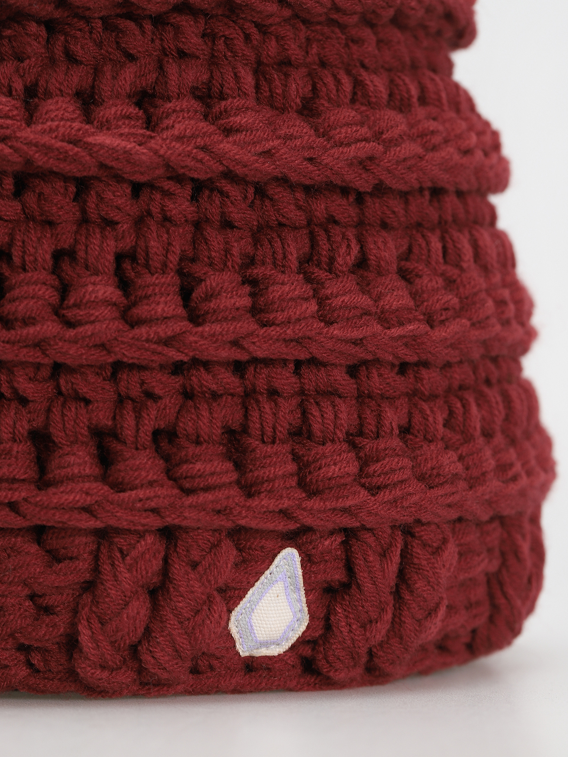 Čiapka Volcom Rav Crochet Knit (maroon)