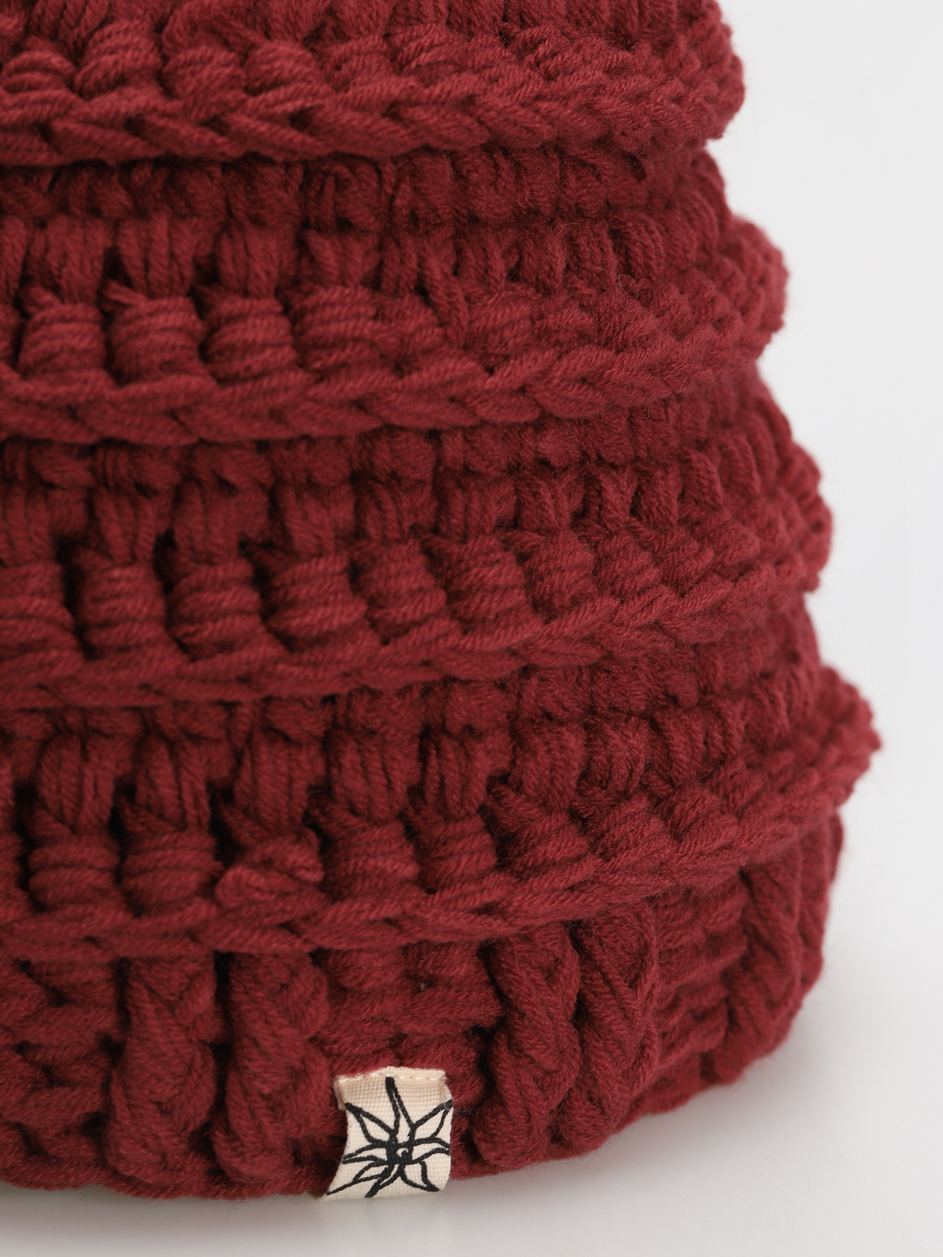 Čiapka Volcom Rav Crochet Knit (maroon)