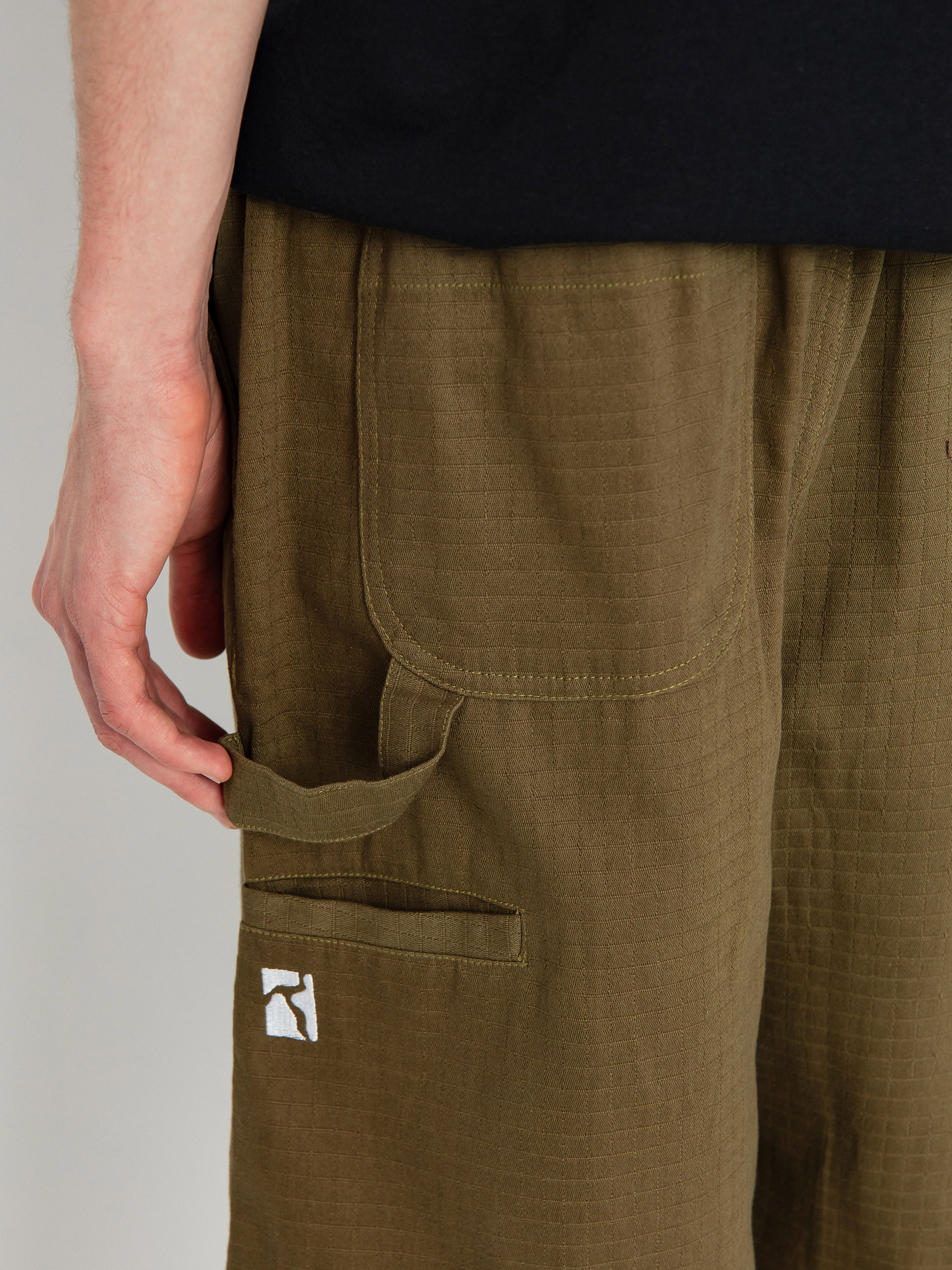 Nohavice Poetic Collective Sculptor OTD (olive ripstop)