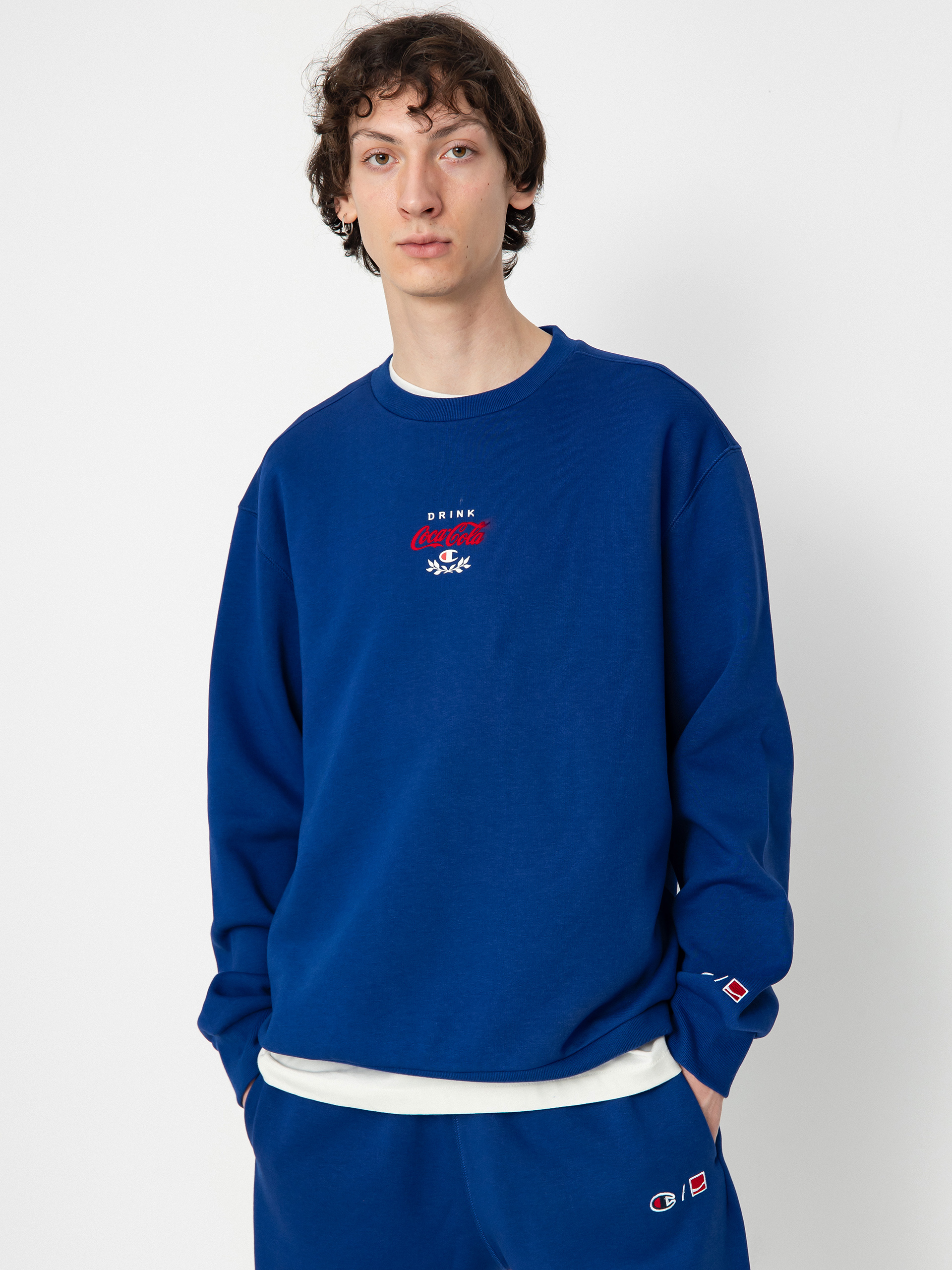 Mikina Champion X Coca Cola Crewneck Sweatshirt 220181 (bwb)