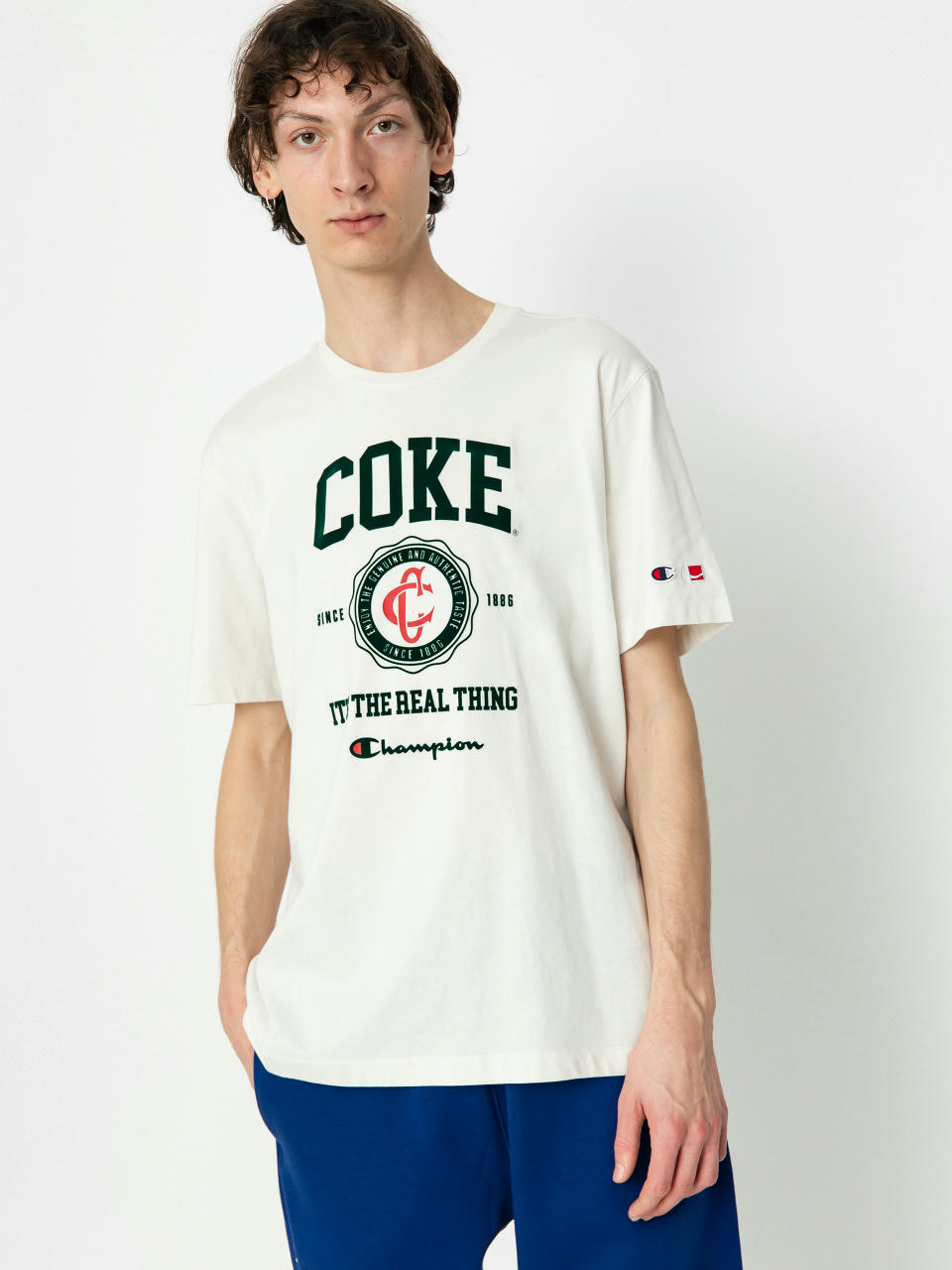 Tričko Champion X Coca Cola Crewneck T-Shirt 220183 (vapy)