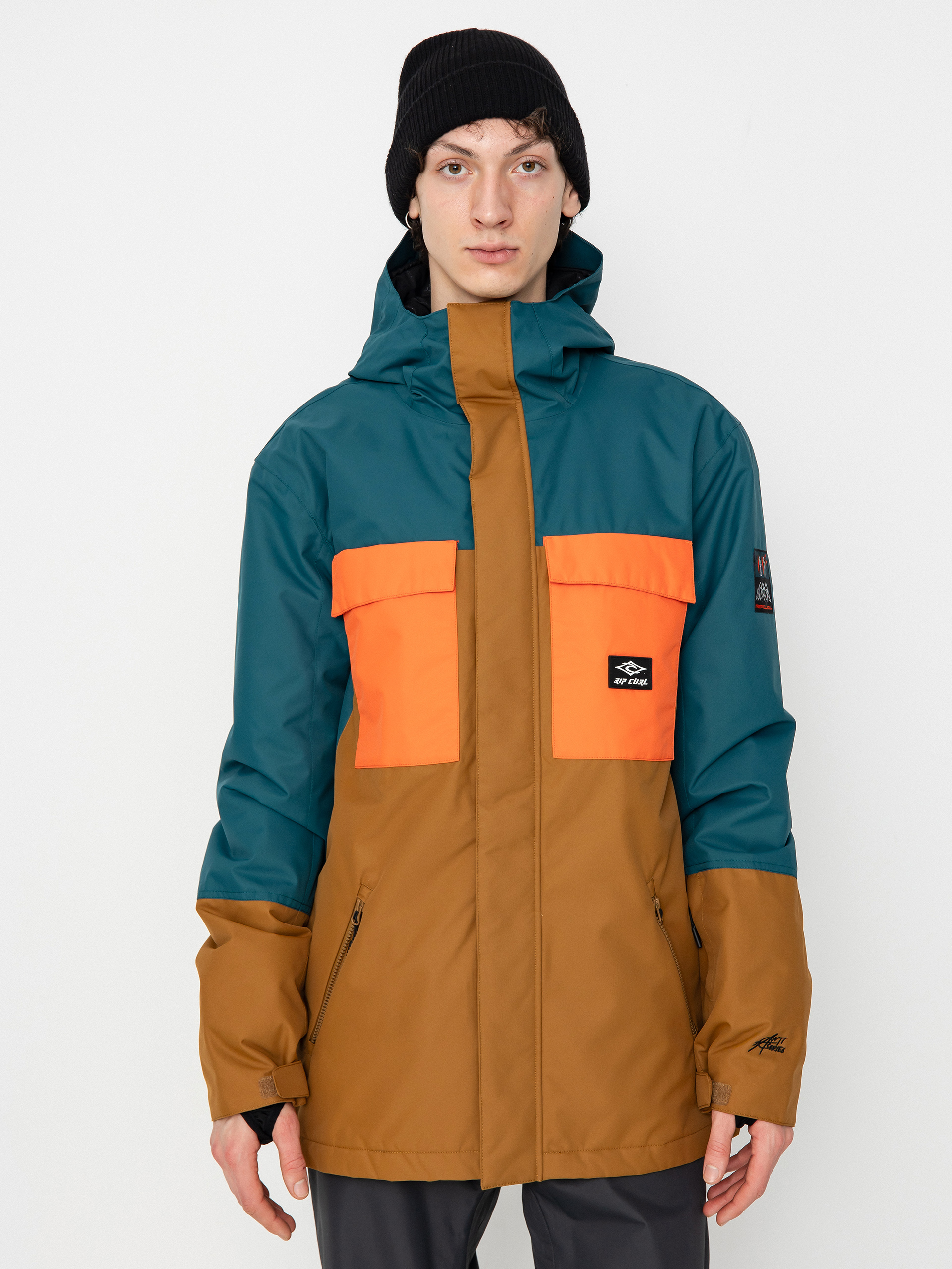 Snowboardovu00e1 bunda Rip Curl Pinnacle (blue green)