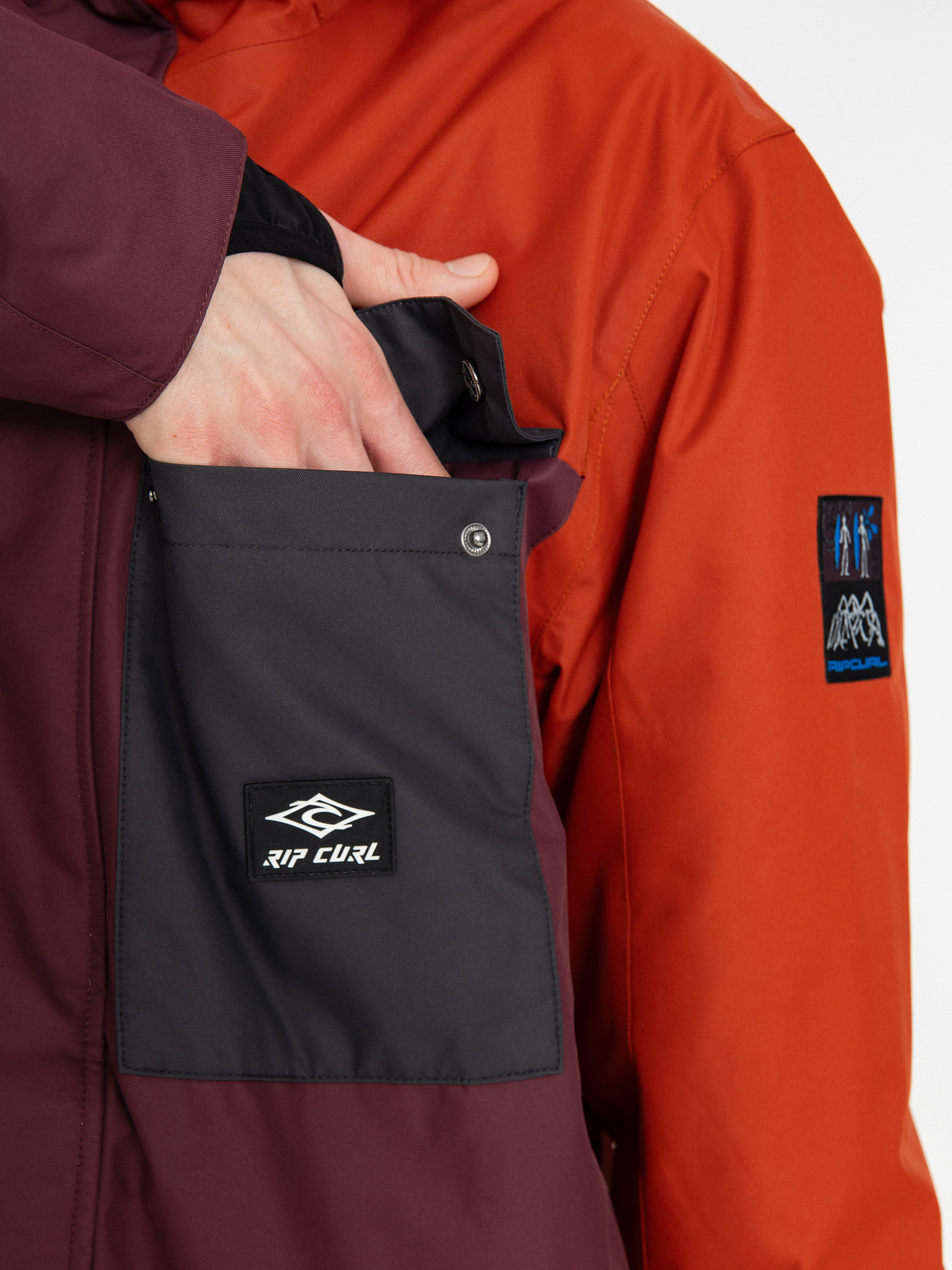 Pánska Snowboardová bunda Rip Curl Pinnacle (picante)