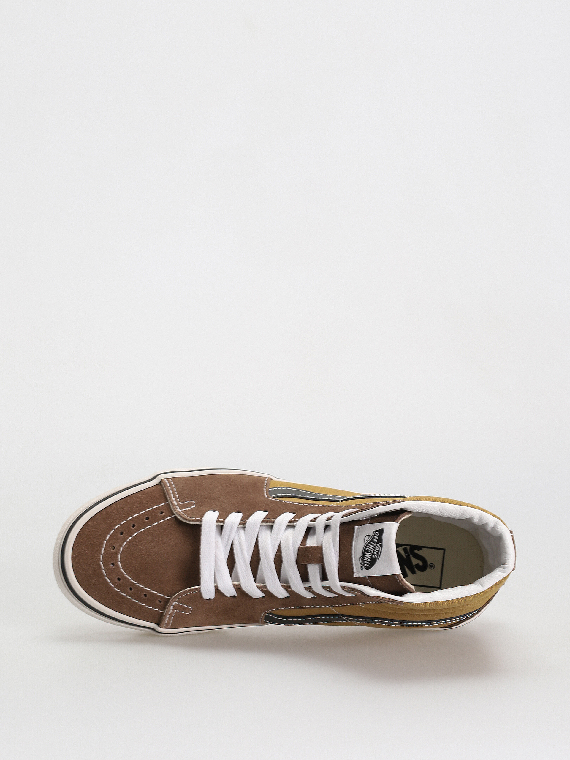 Topánky Vans Sk8 Hi (canvas/suede pop brown/multi)