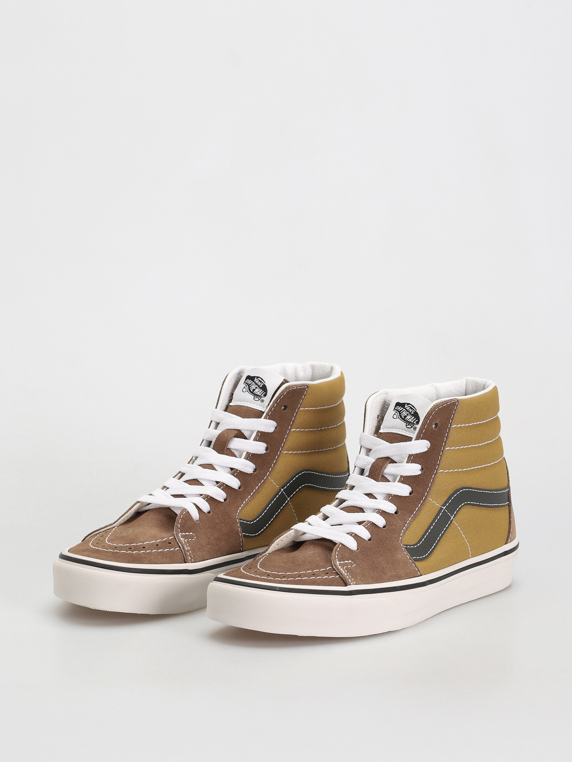 Topánky Vans Sk8 Hi (canvas/suede pop brown/multi)