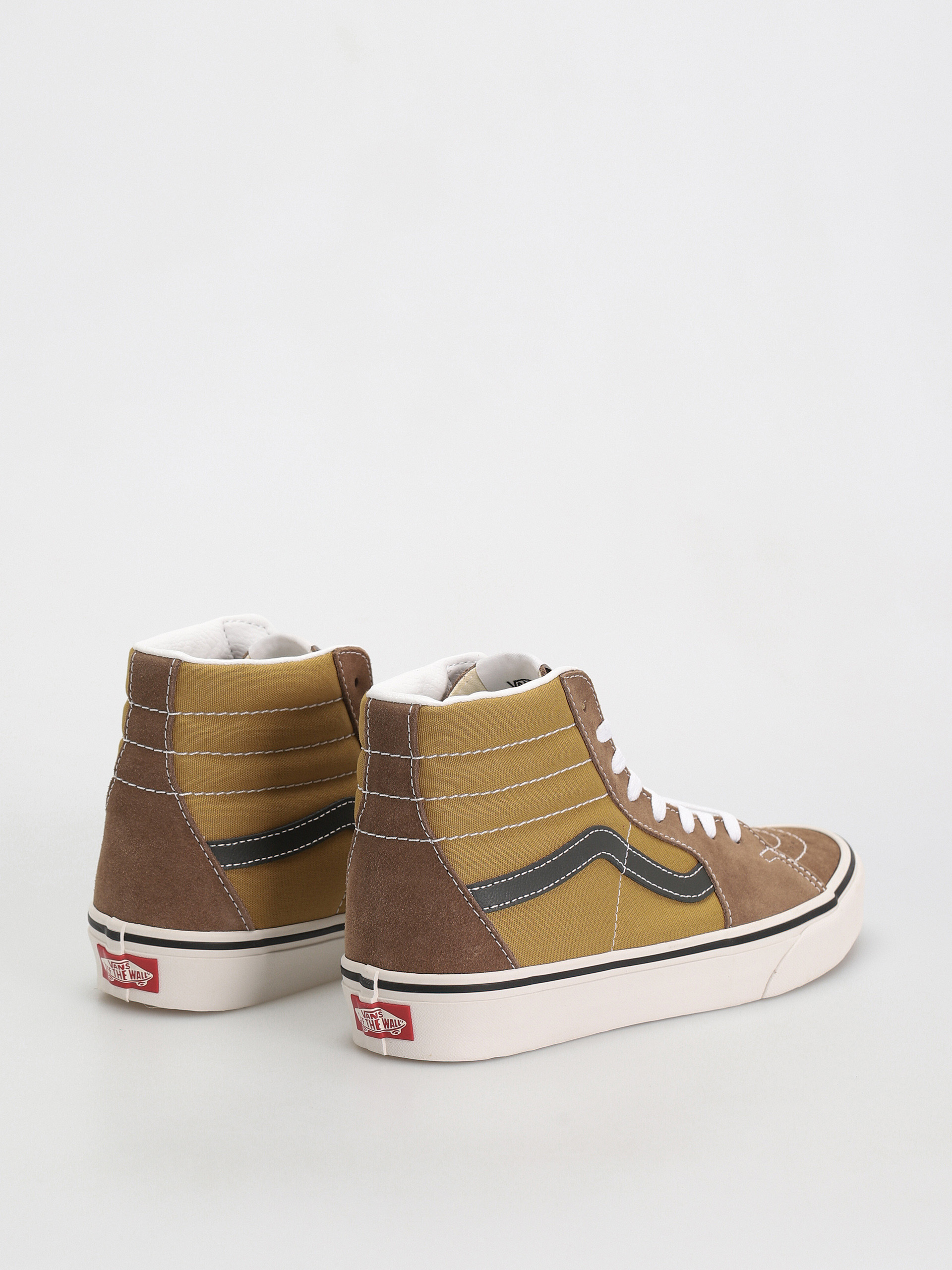 Topánky Vans Sk8 Hi (canvas/suede pop brown/multi)