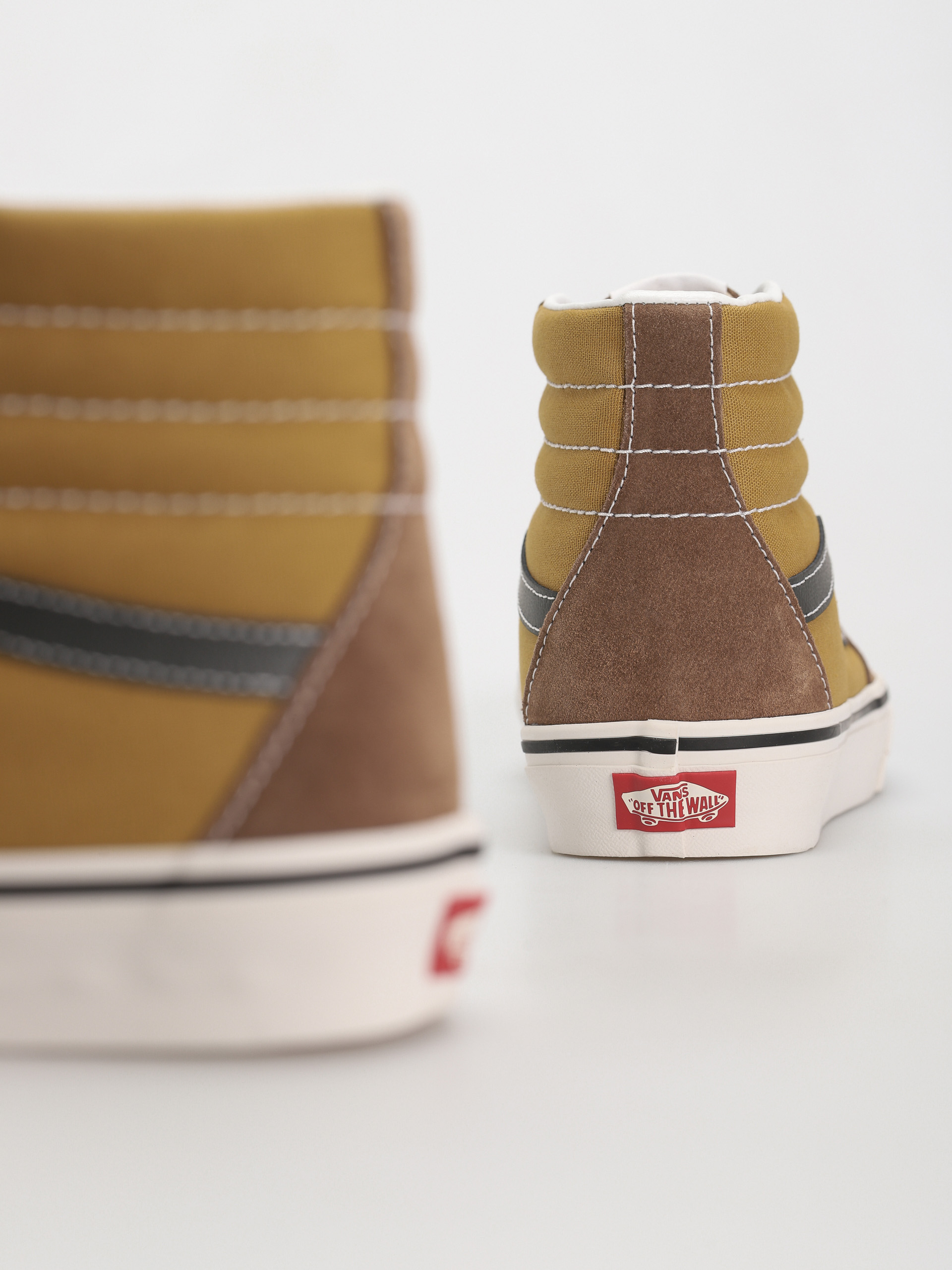 Topánky Vans Sk8 Hi (canvas/suede pop brown/multi)