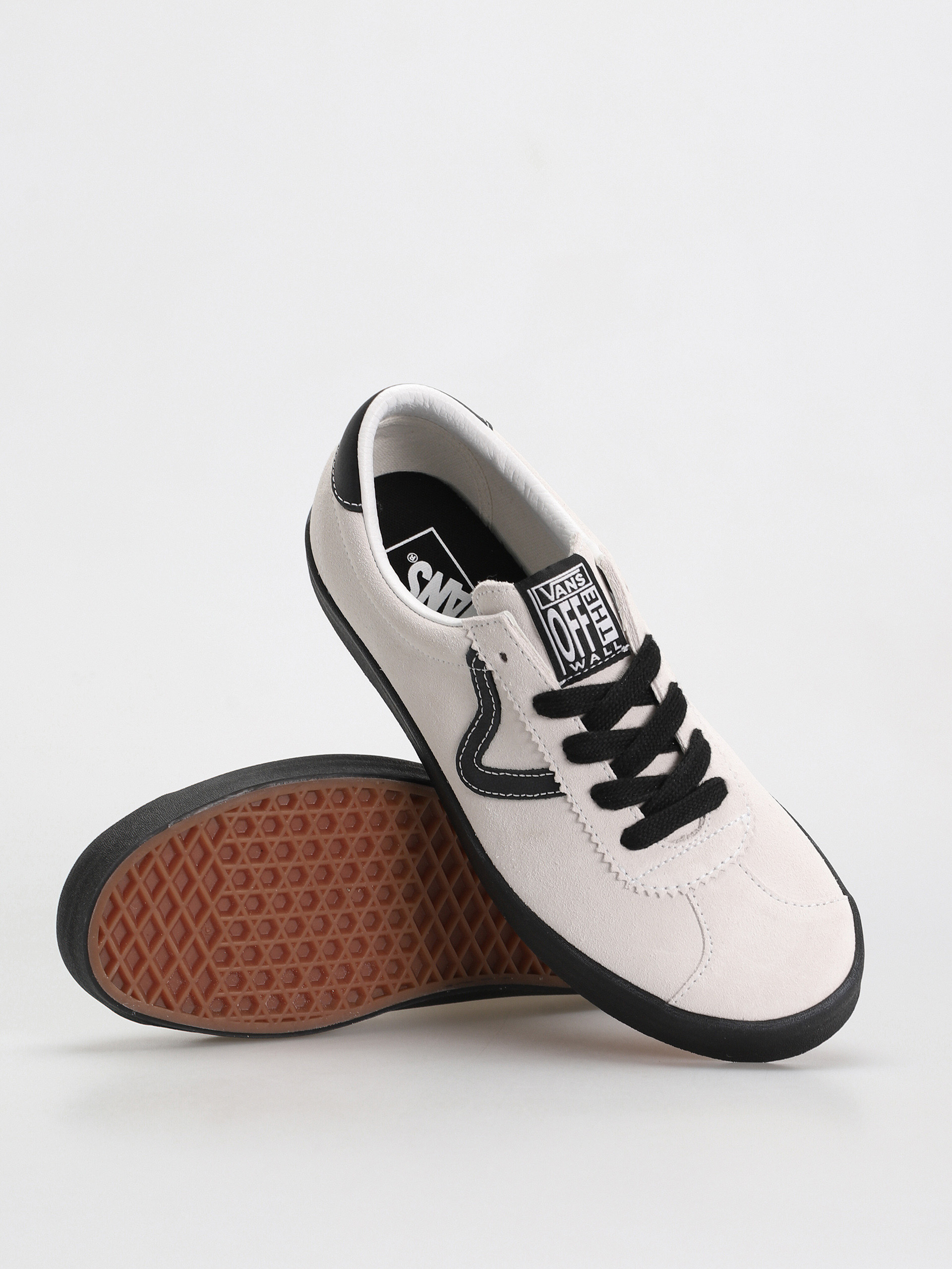 Topánky Vans Sport Low (suede white/black)
