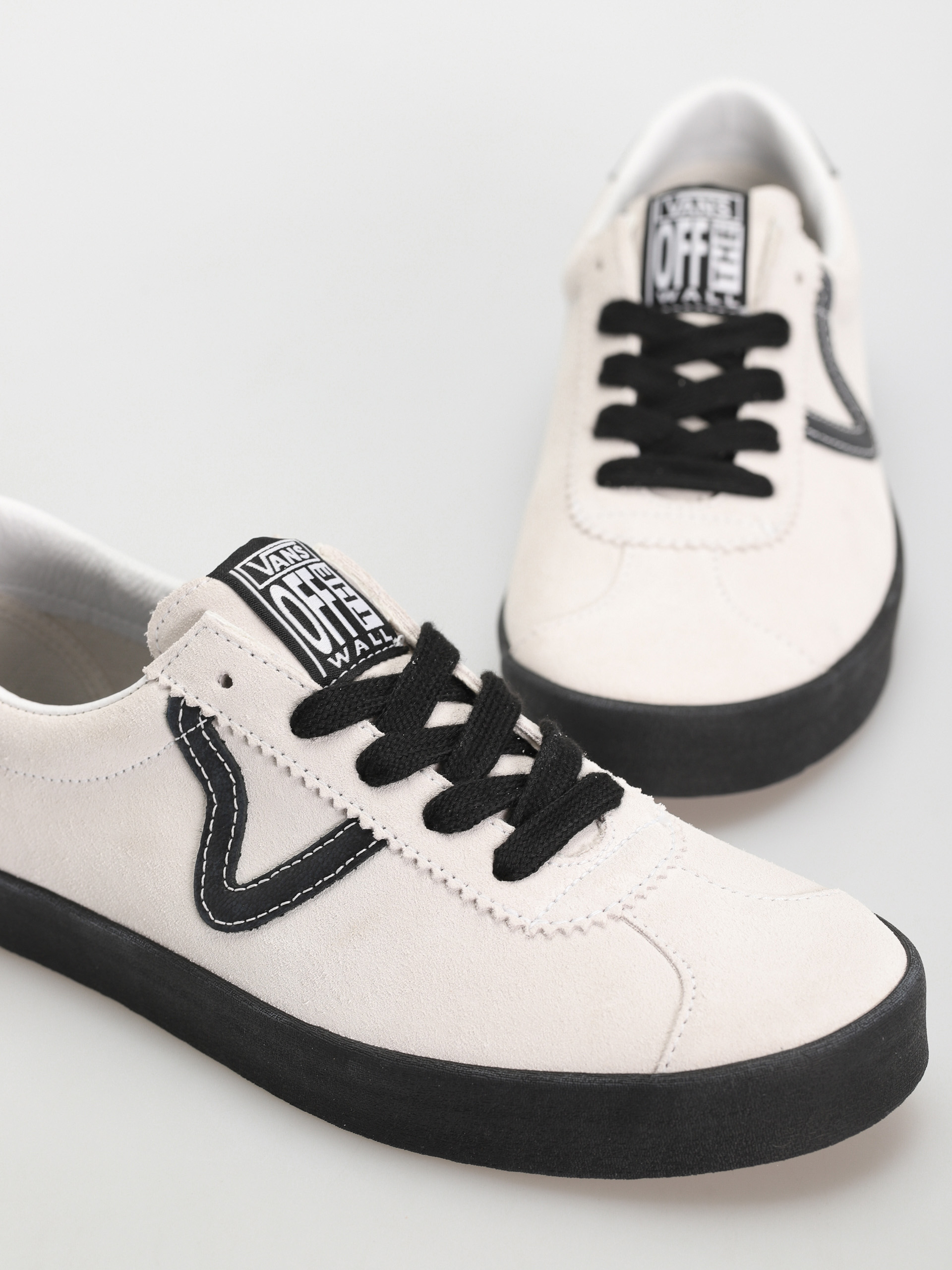 Topánky Vans Sport Low (suede white/black)