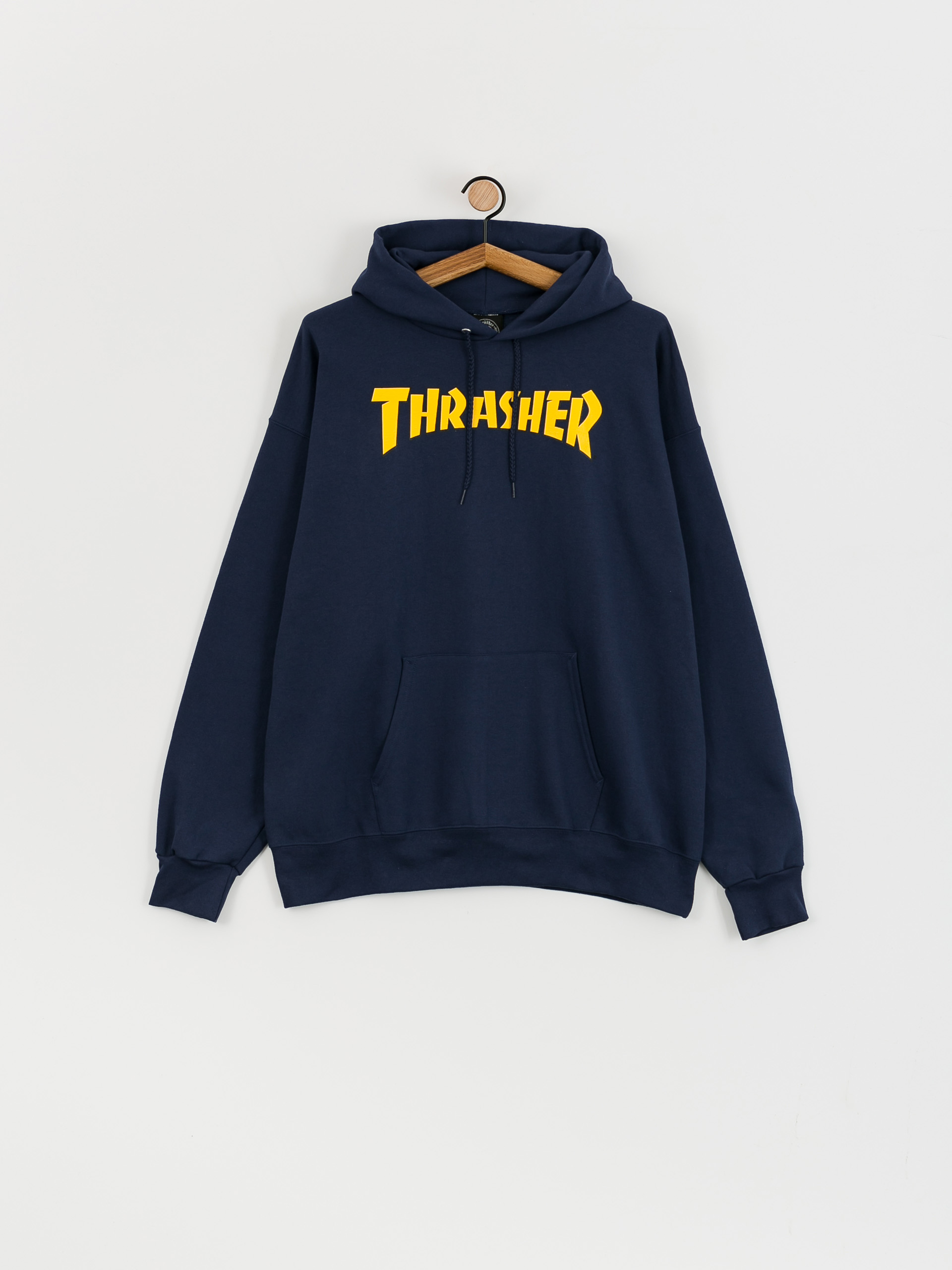 Mikina s kapucňou Thrasher Cover Logo HD (navy)