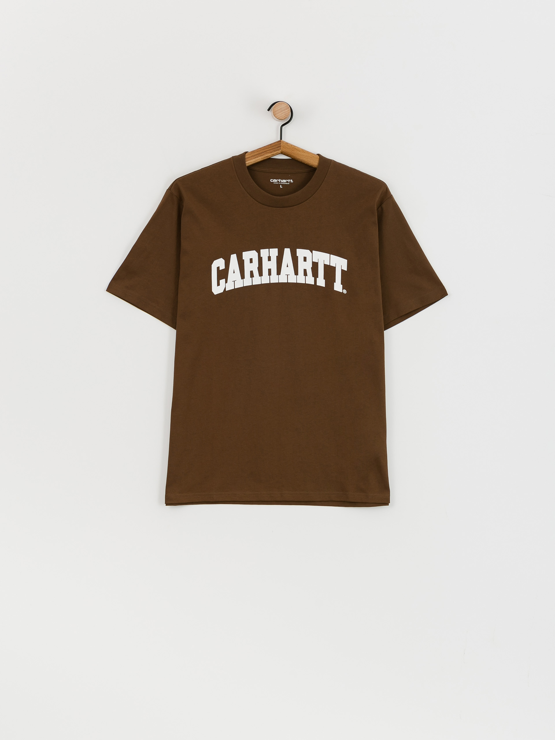Tričko Carhartt WIP University (lumber/white)