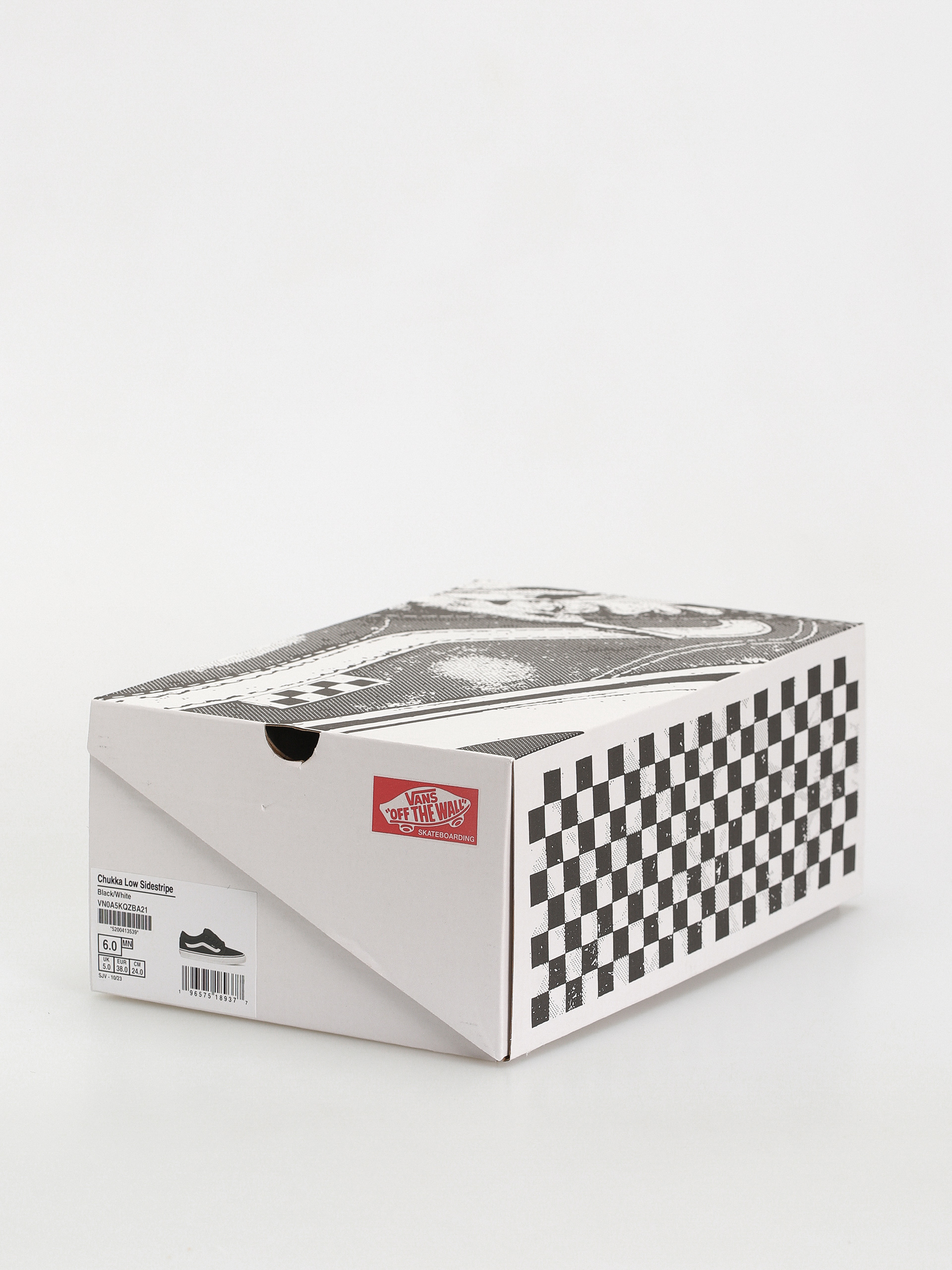 Topánky Vans Chukka Low Sidestripe (black/white)