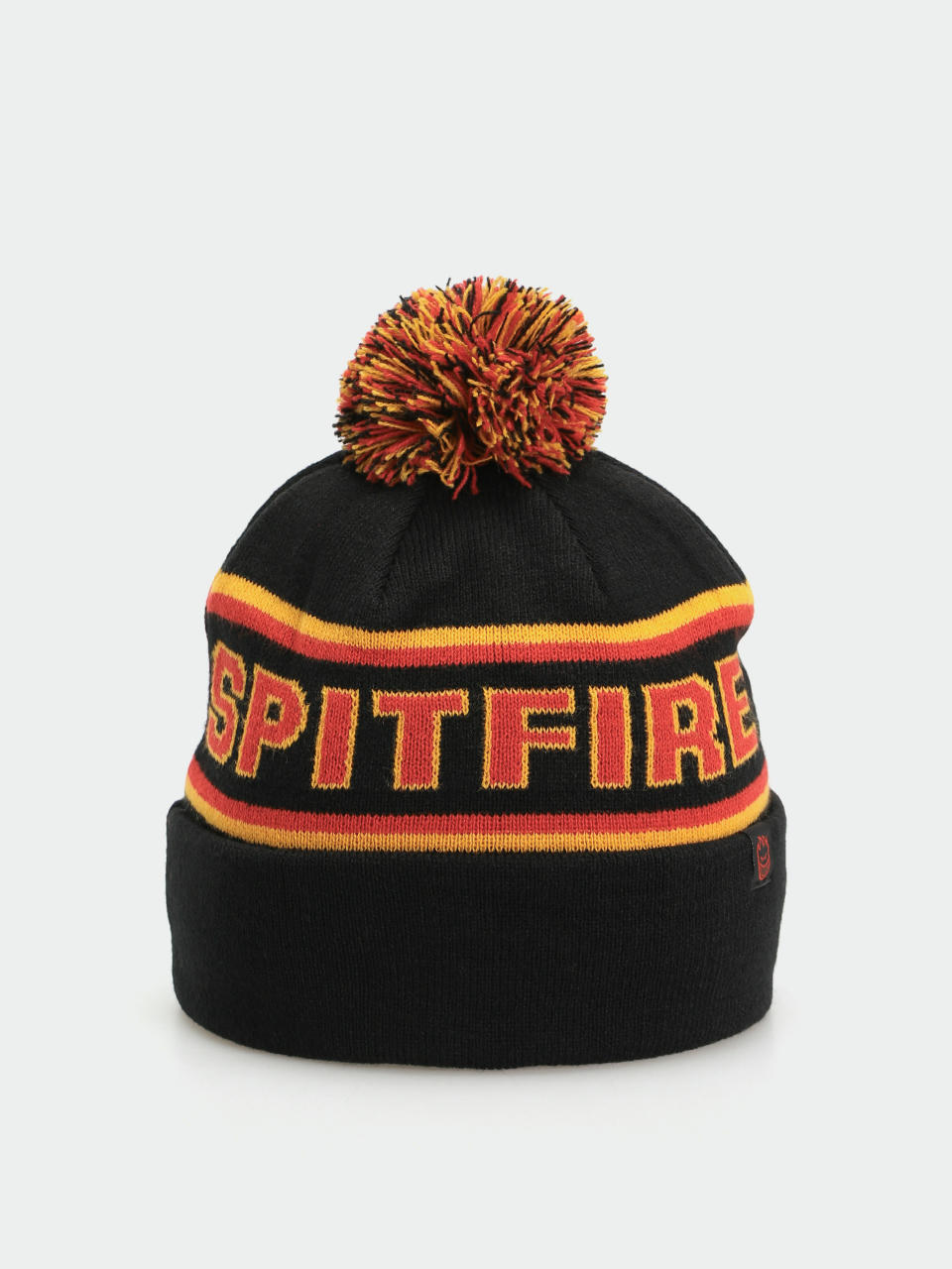 Čiapka Spitfire Classic 87 Fill Pom (black/red)