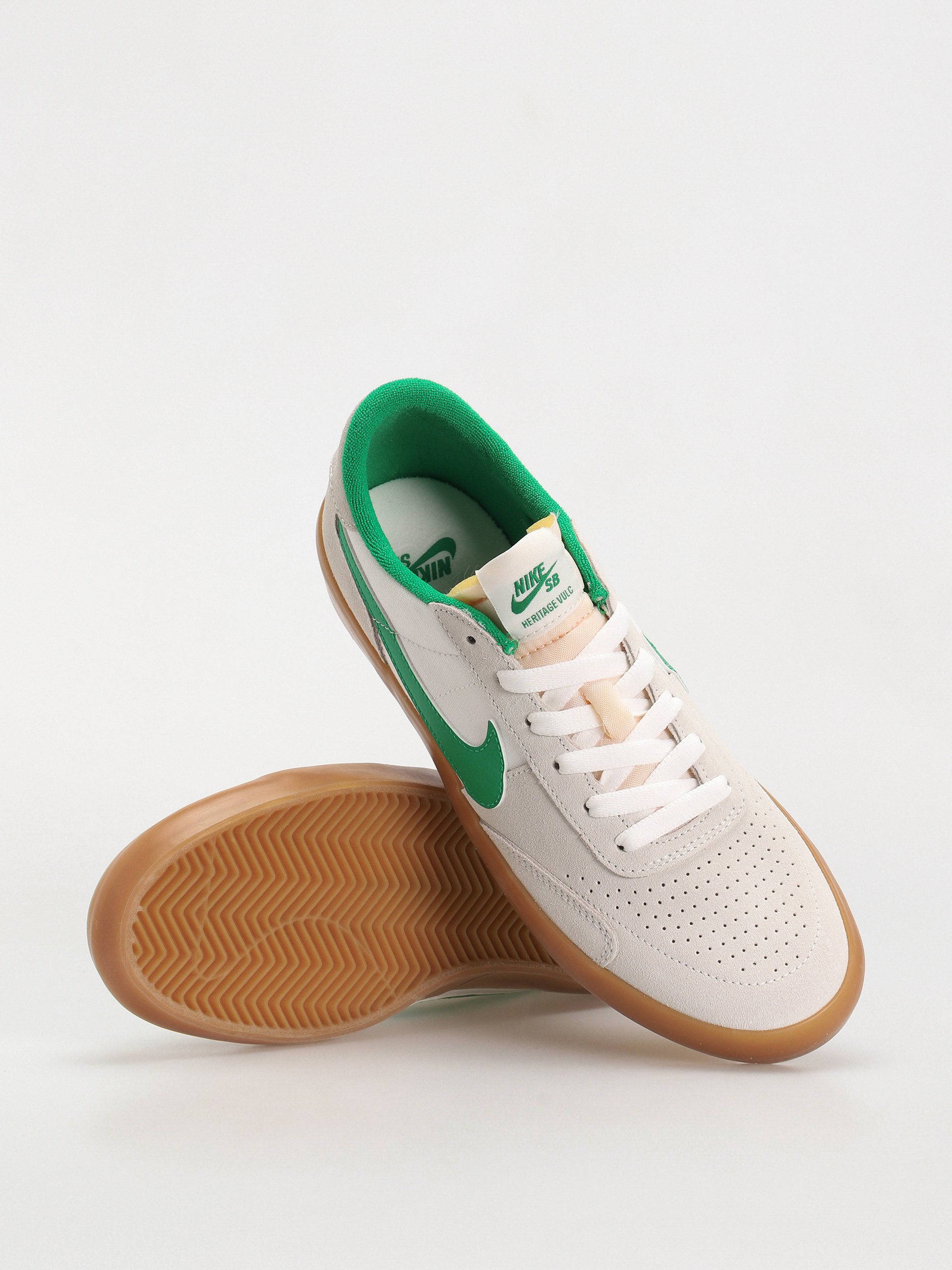 Topánky Nike SB Heritage Vulc (summit white/lucky green white)