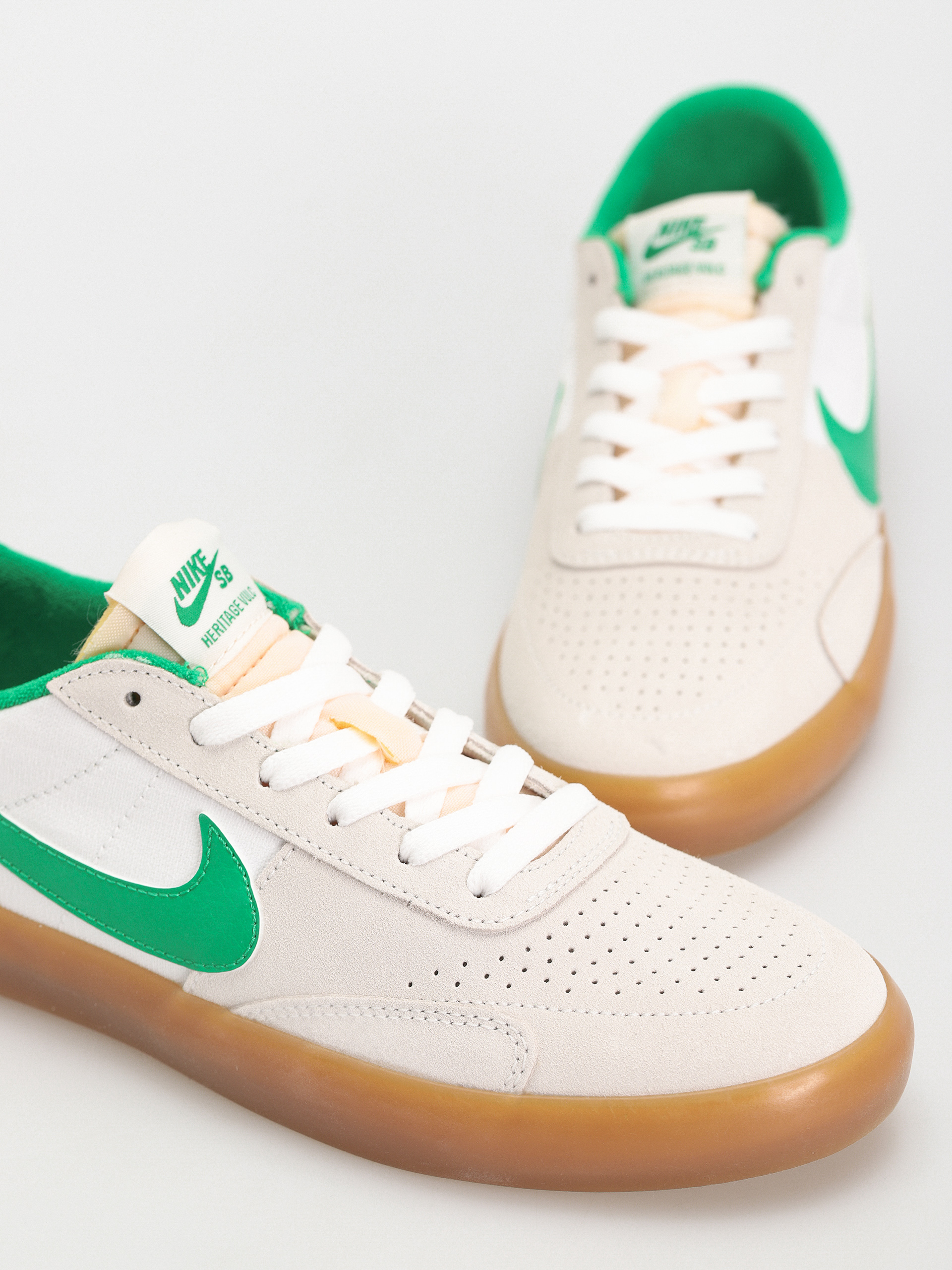 Topánky Nike SB Heritage Vulc (summit white/lucky green white)
