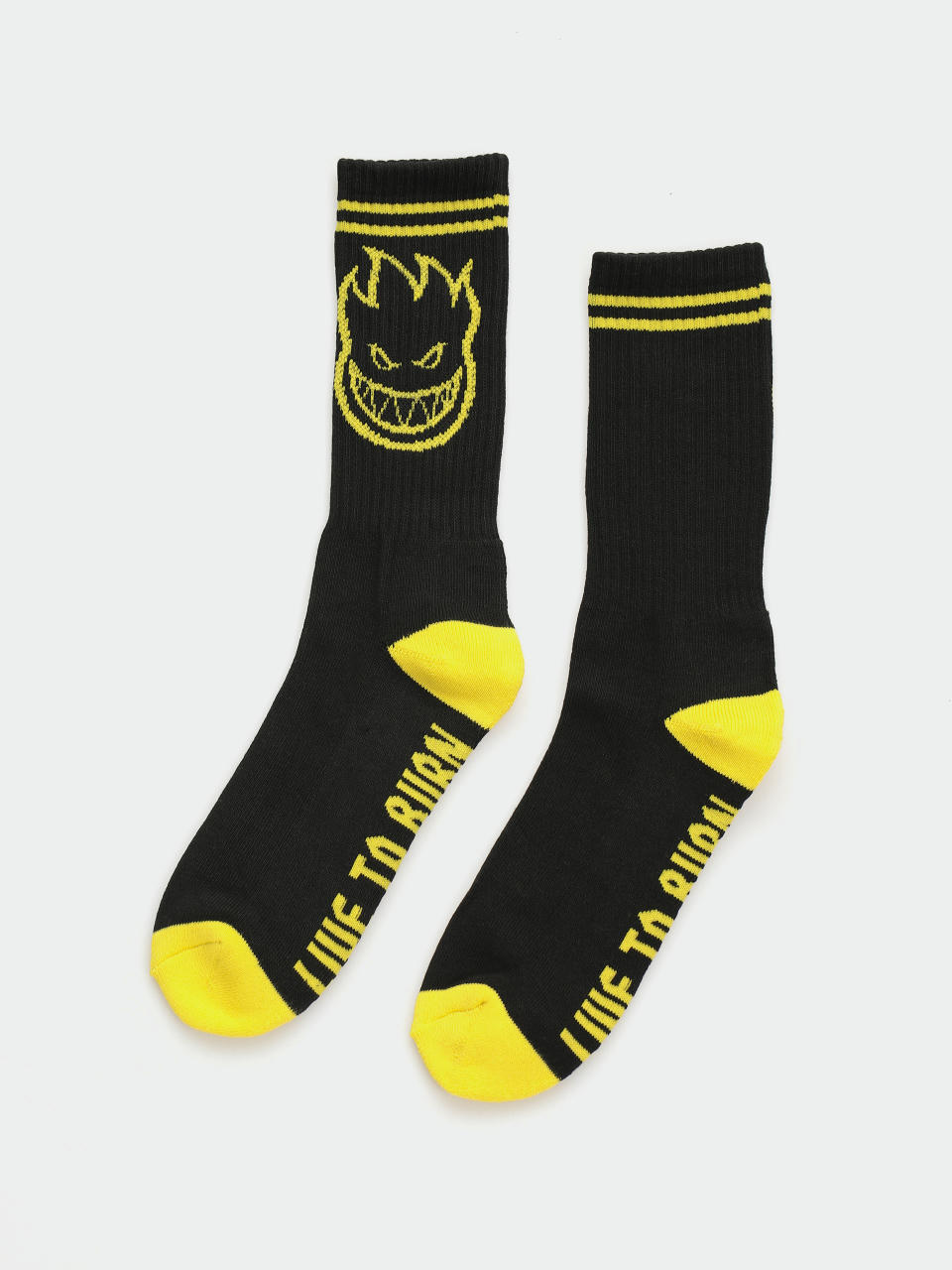 Ponožky Spitfire Bighead (black/yellow)