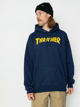 Mikina s kapucňou Thrasher Cover Logo HD (navy)